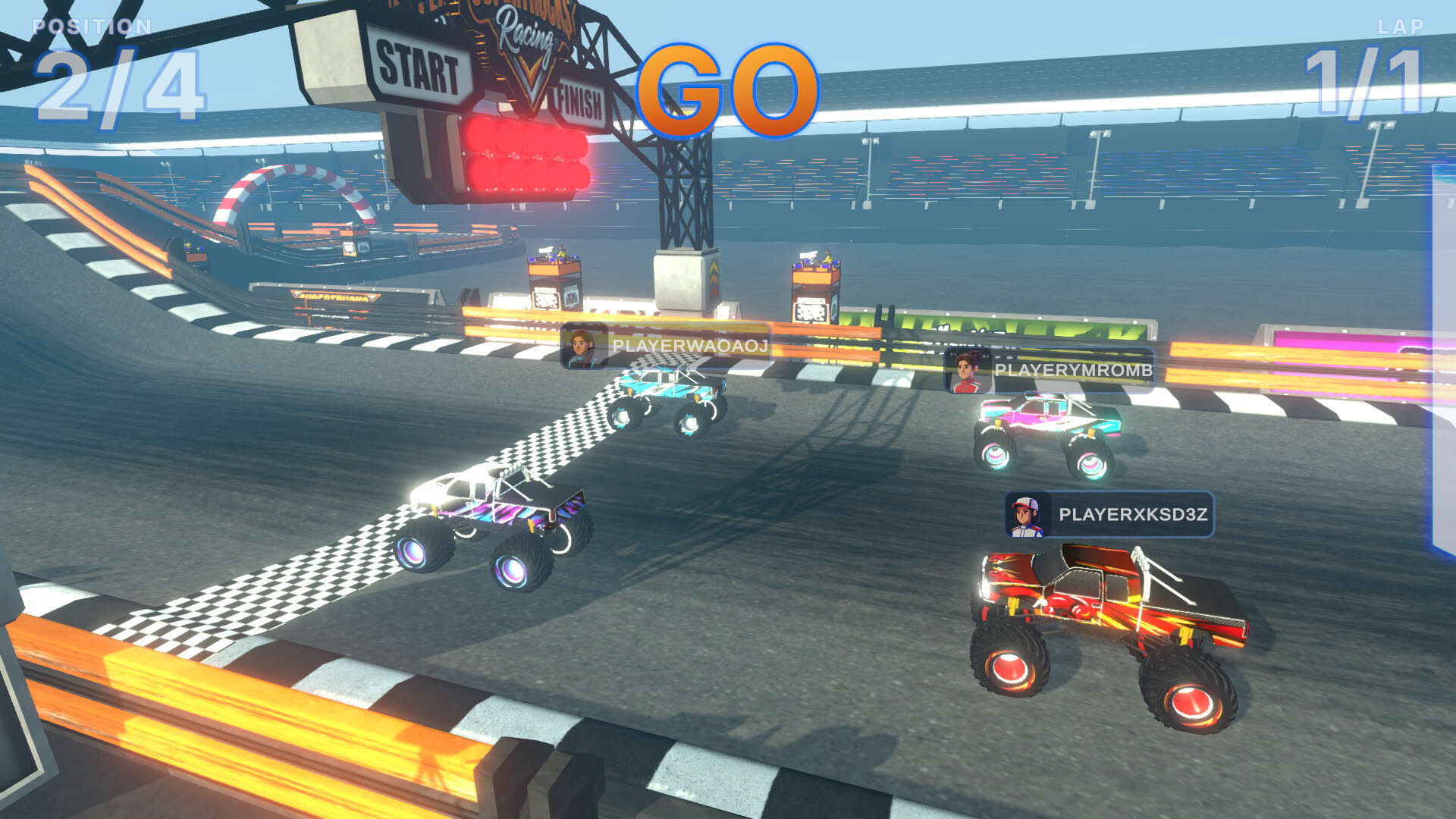 Screenshot for Block Trucks Multiplayer Racing