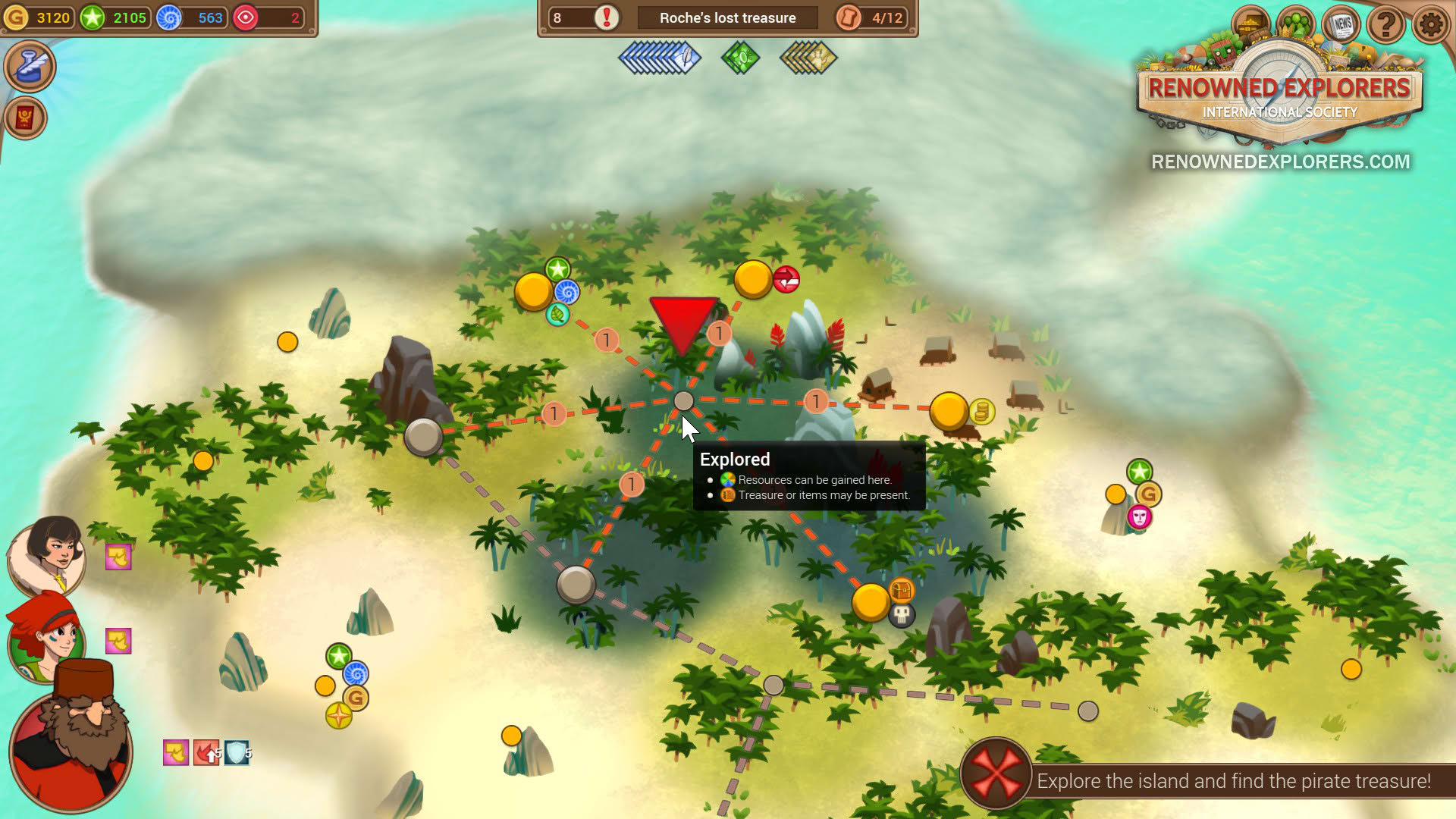 Screenshot for Renowned Explorers: International Society