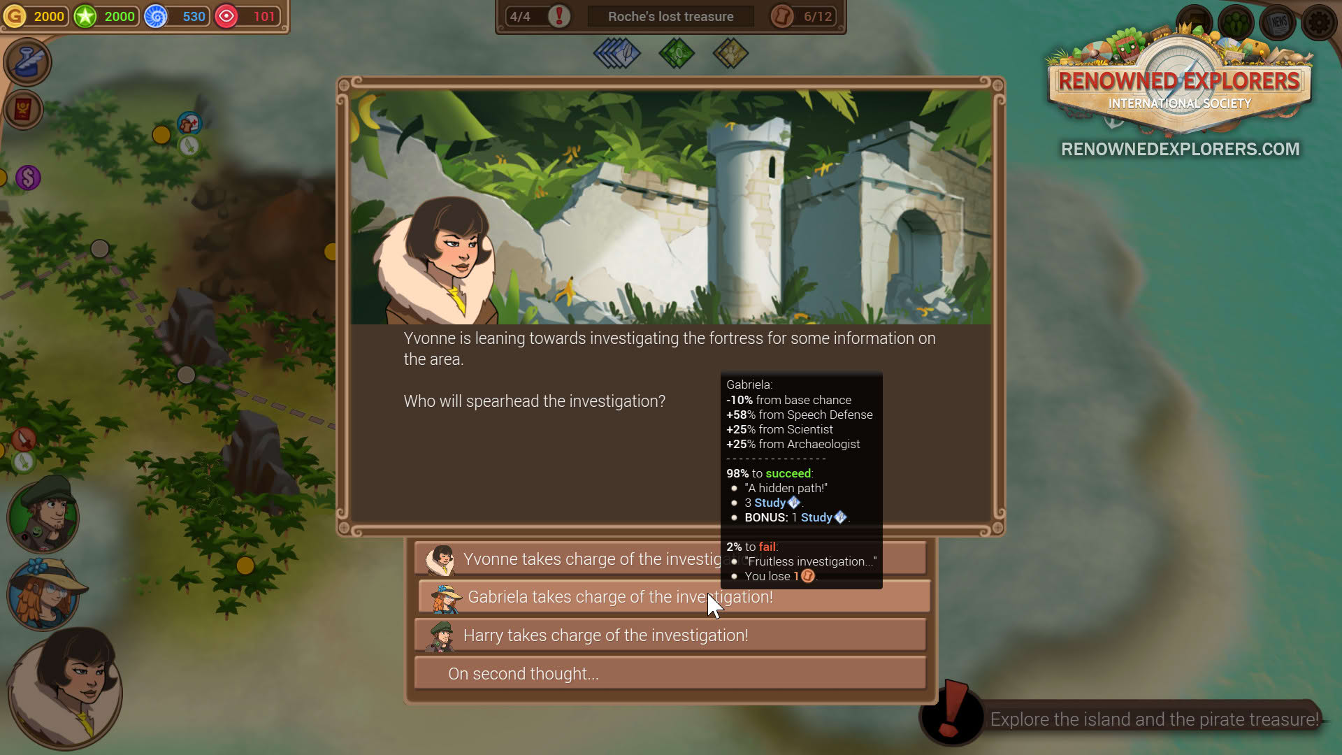 Screenshot for Renowned Explorers: International Society