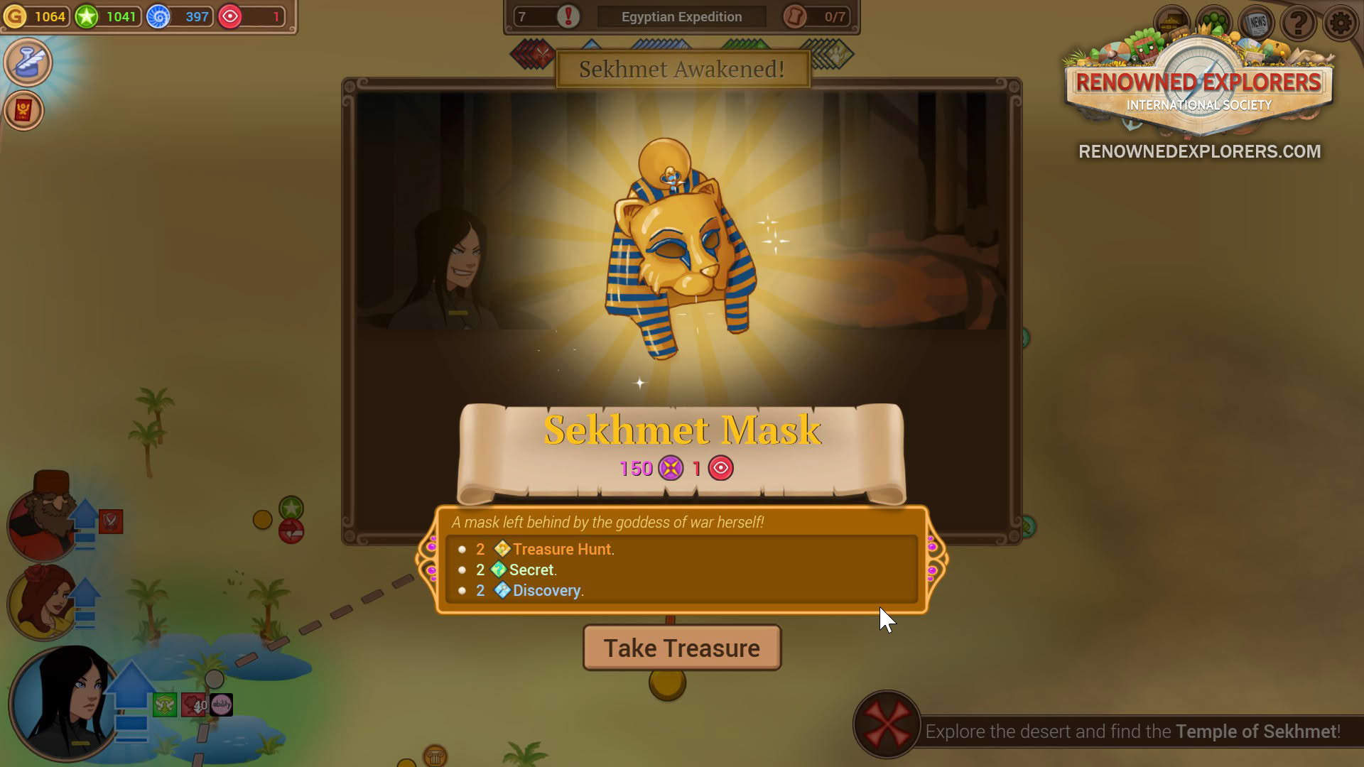 Screenshot for Renowned Explorers: International Society