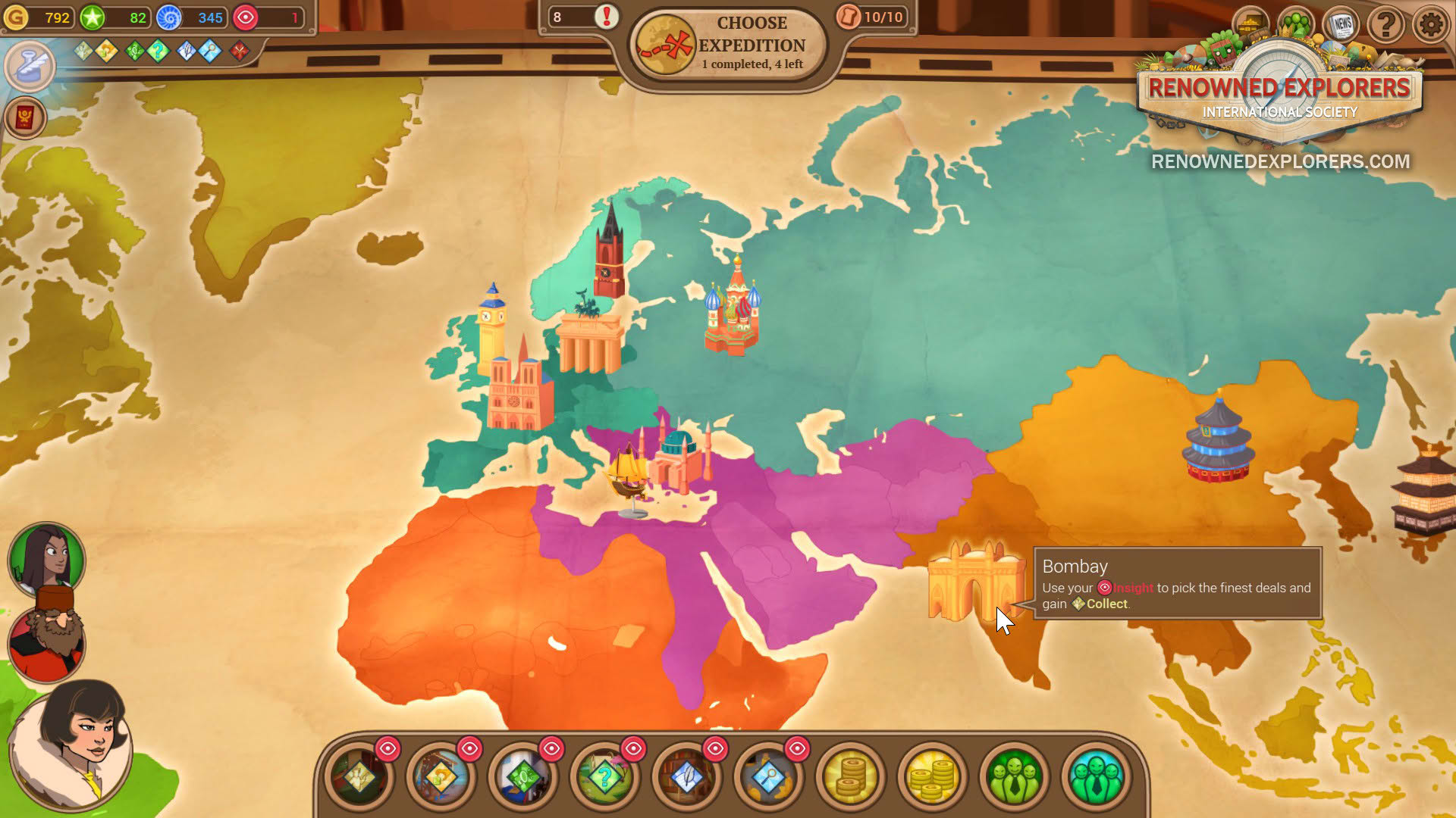 Screenshot for Renowned Explorers: International Society