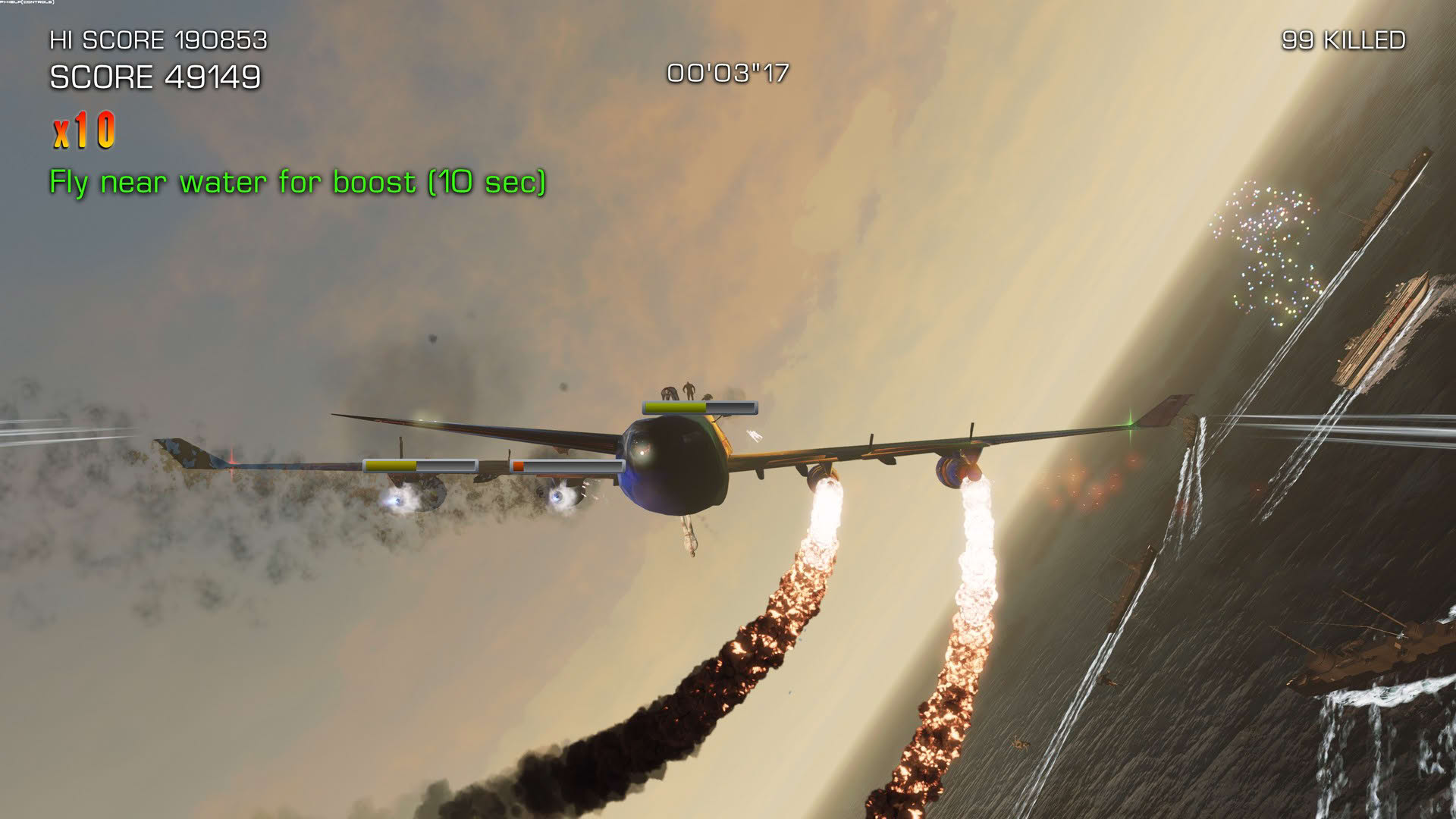 Screenshot for Zombies on a Plane