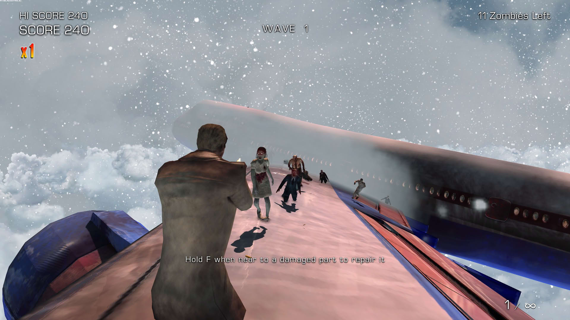 Screenshot for Zombies on a Plane