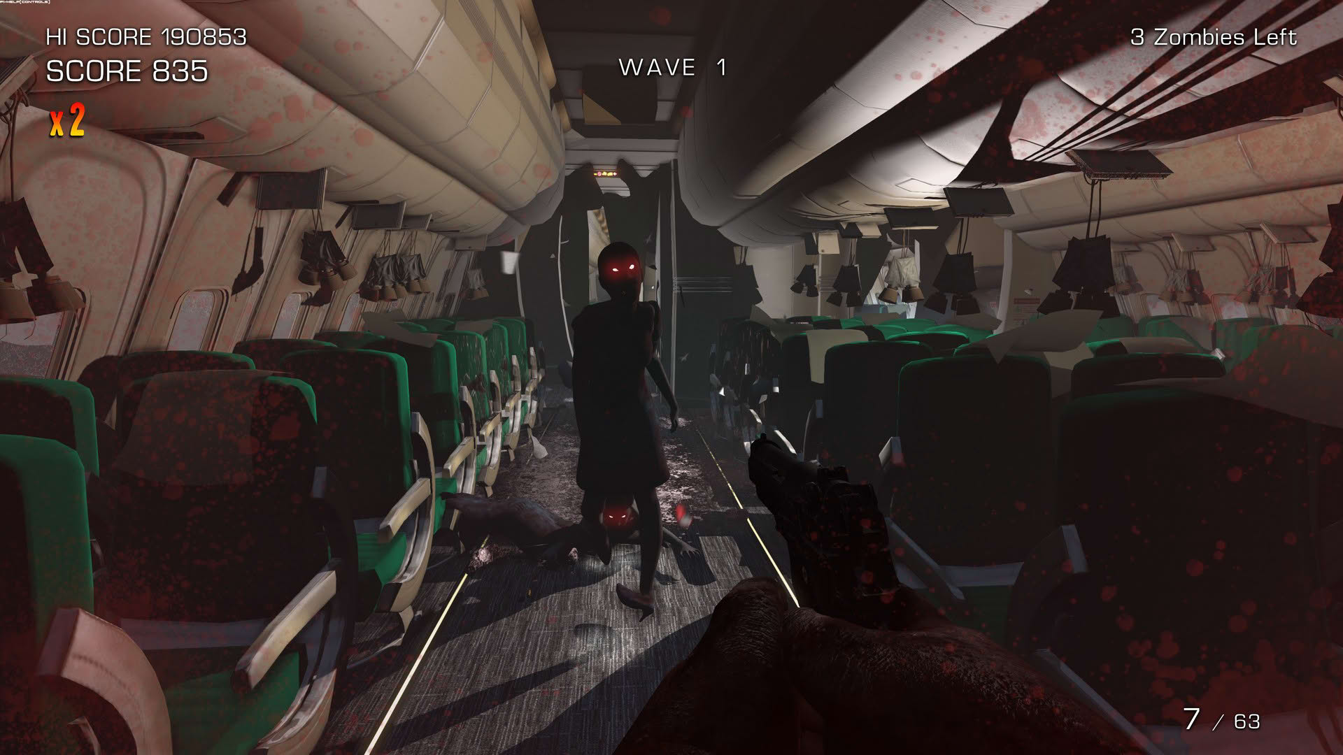 Screenshot for Zombies on a Plane