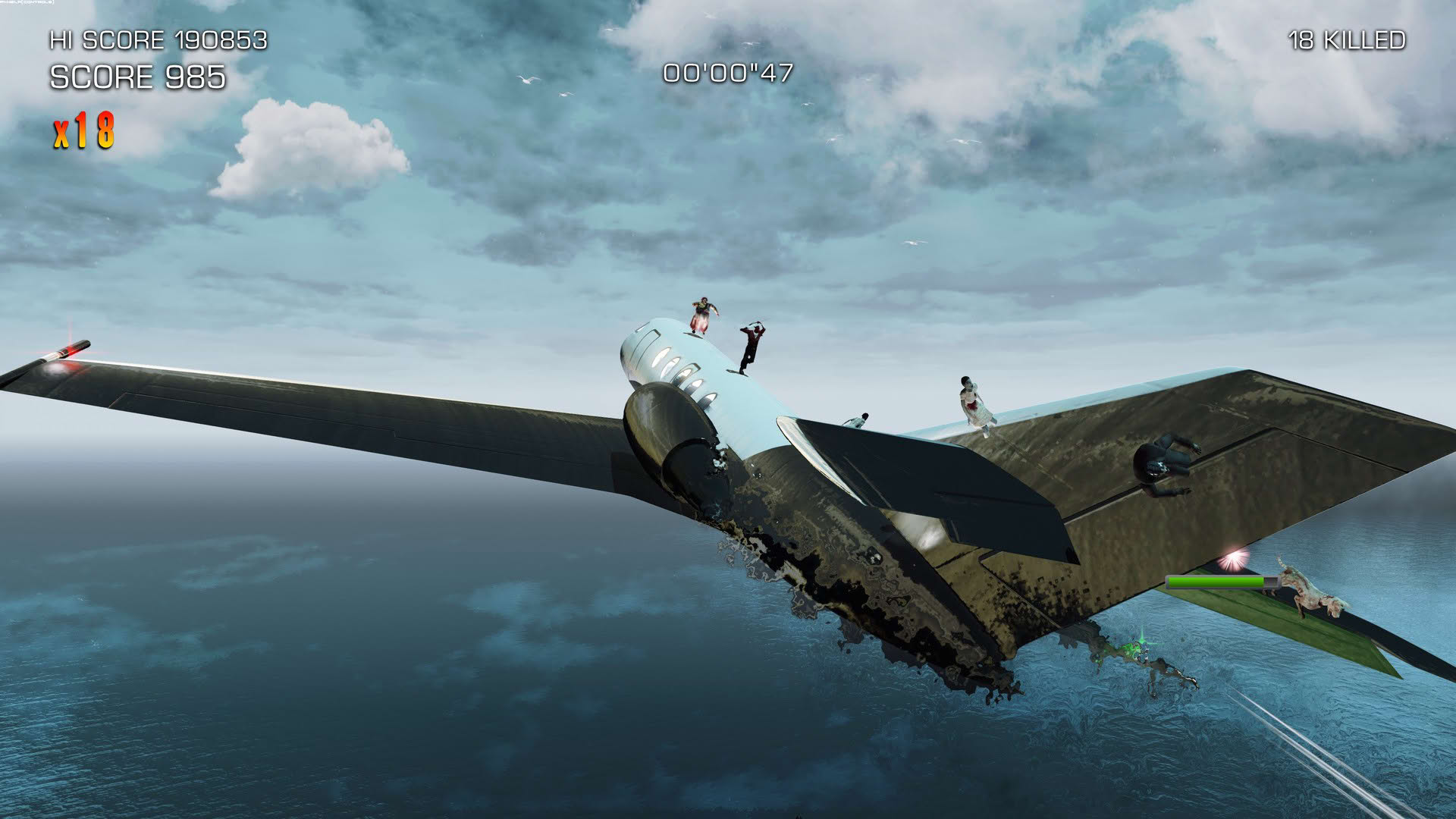 Screenshot for Zombies on a Plane
