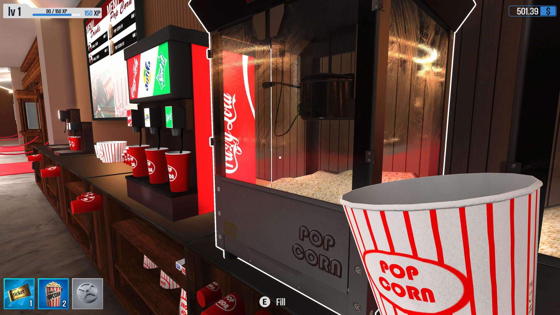 Screenshot for Cinema Manager Simulator