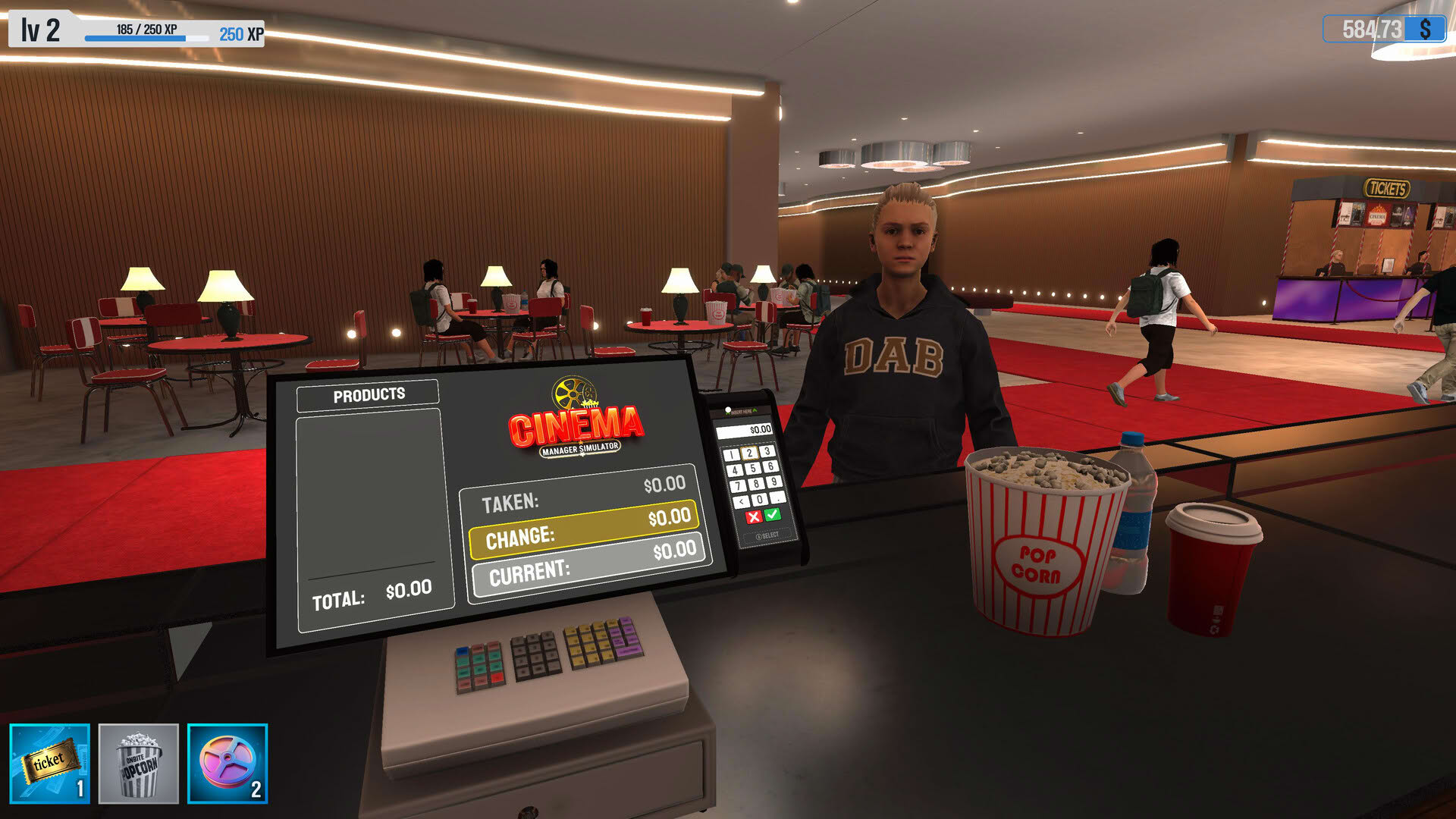 Screenshot for Cinema Manager Simulator