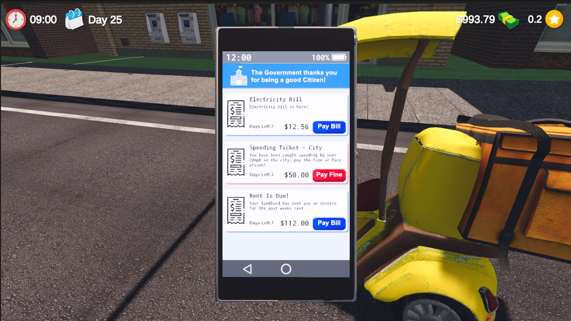 Screenshot for Food Delivery Simulator