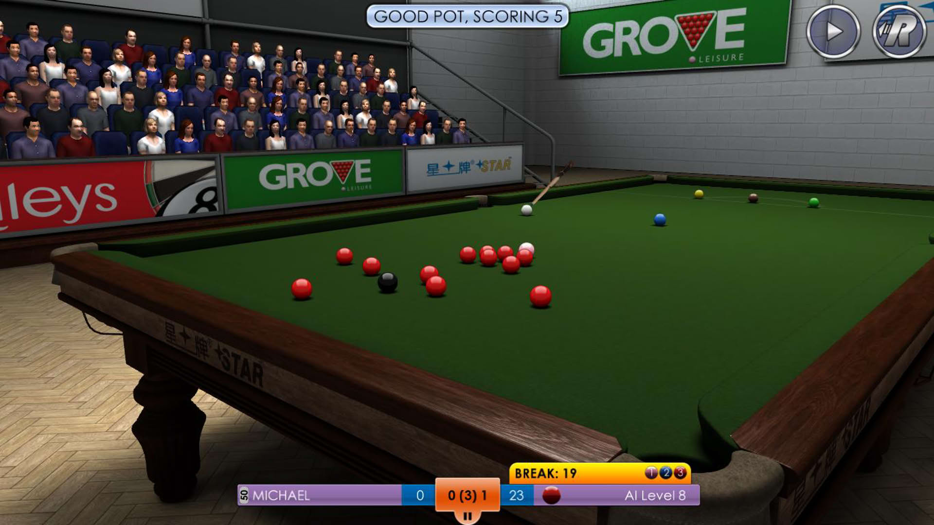 Screenshot for International Snooker