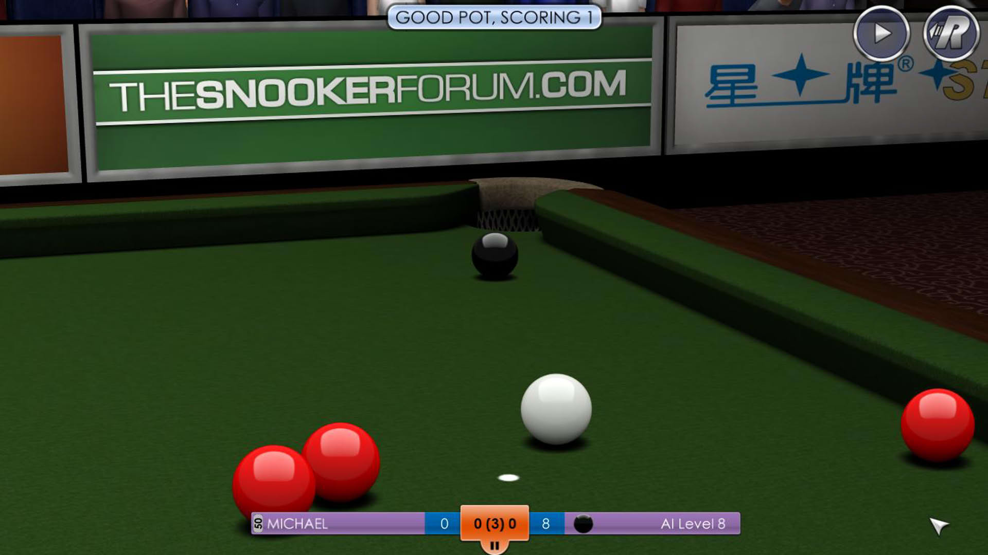 Screenshot for International Snooker