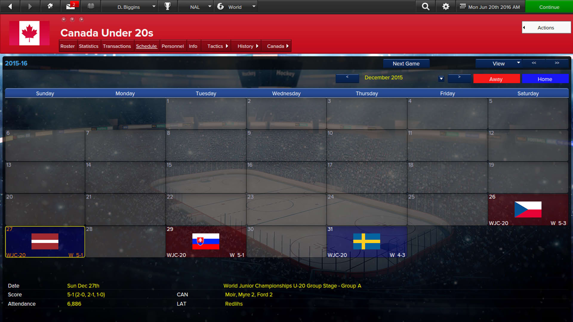 Screenshot for Eastside Hockey Manager