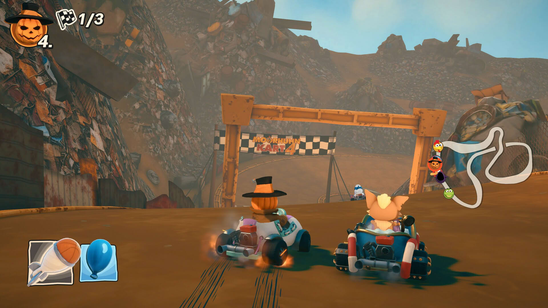 Screenshot for Moorhuhn Kart 4