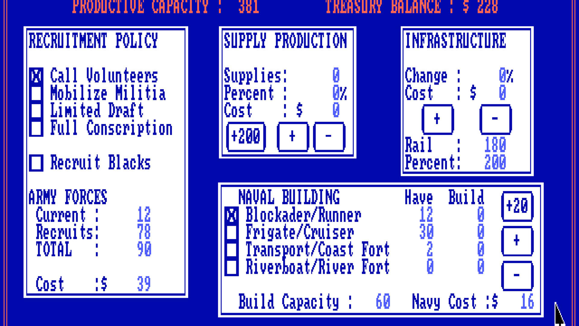 Screenshot for No Greater Glory: The American Civil War