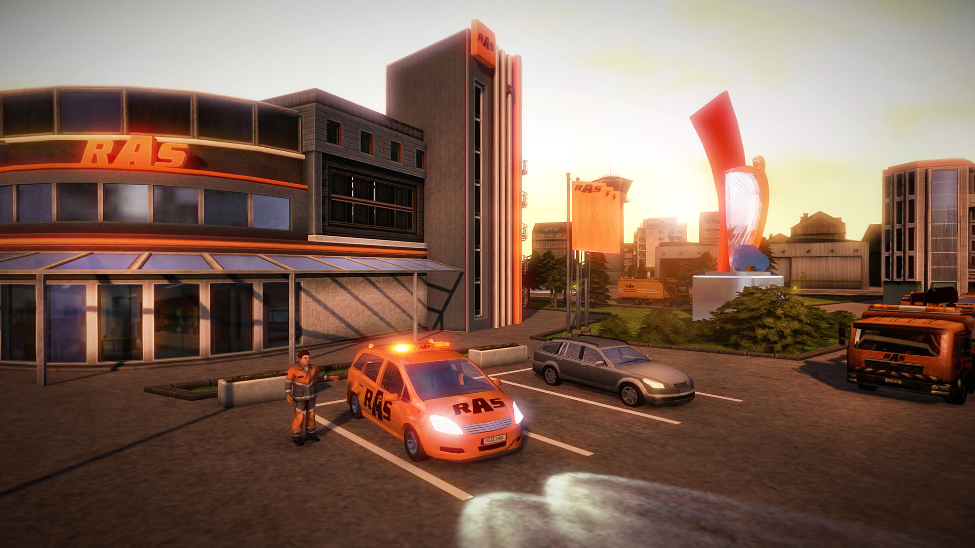 Screenshot for Roadside Assistance Simulator