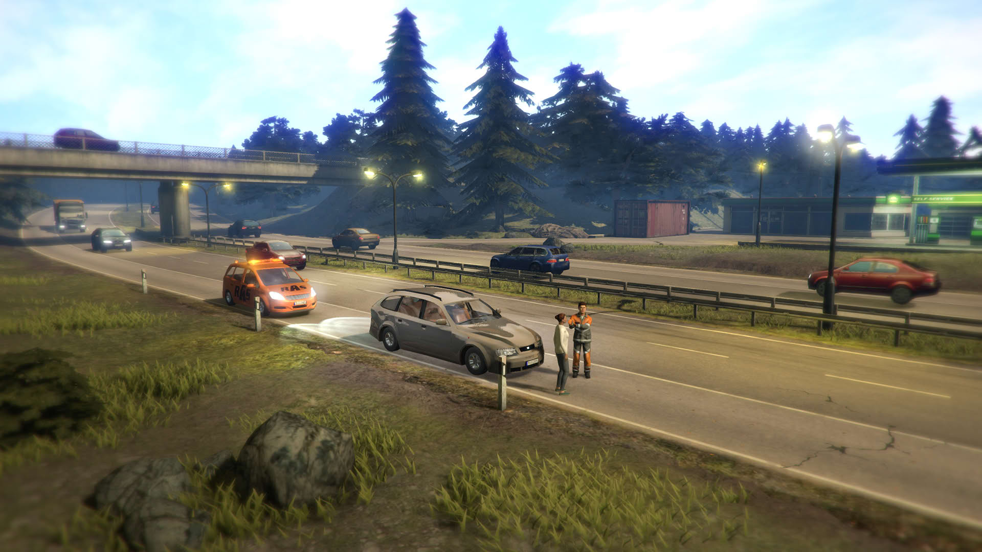 Screenshot for Roadside Assistance Simulator