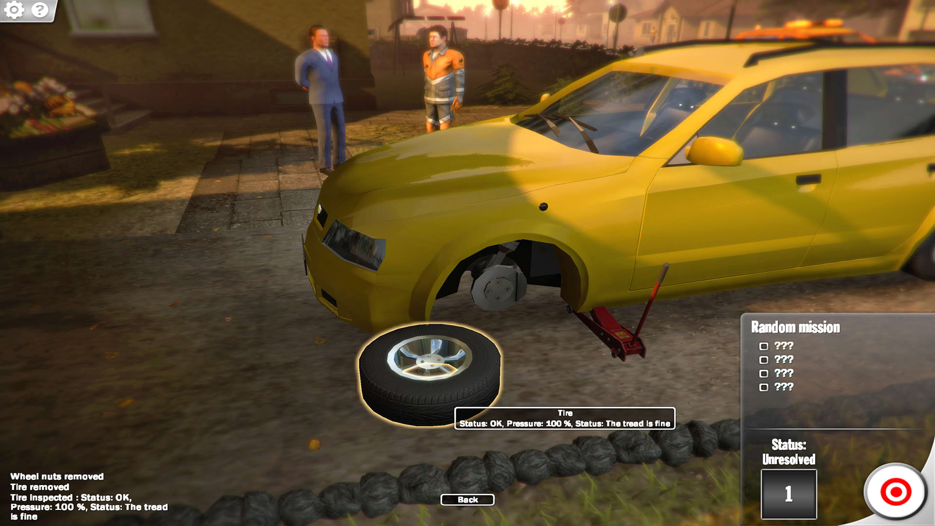 Screenshot for Roadside Assistance Simulator