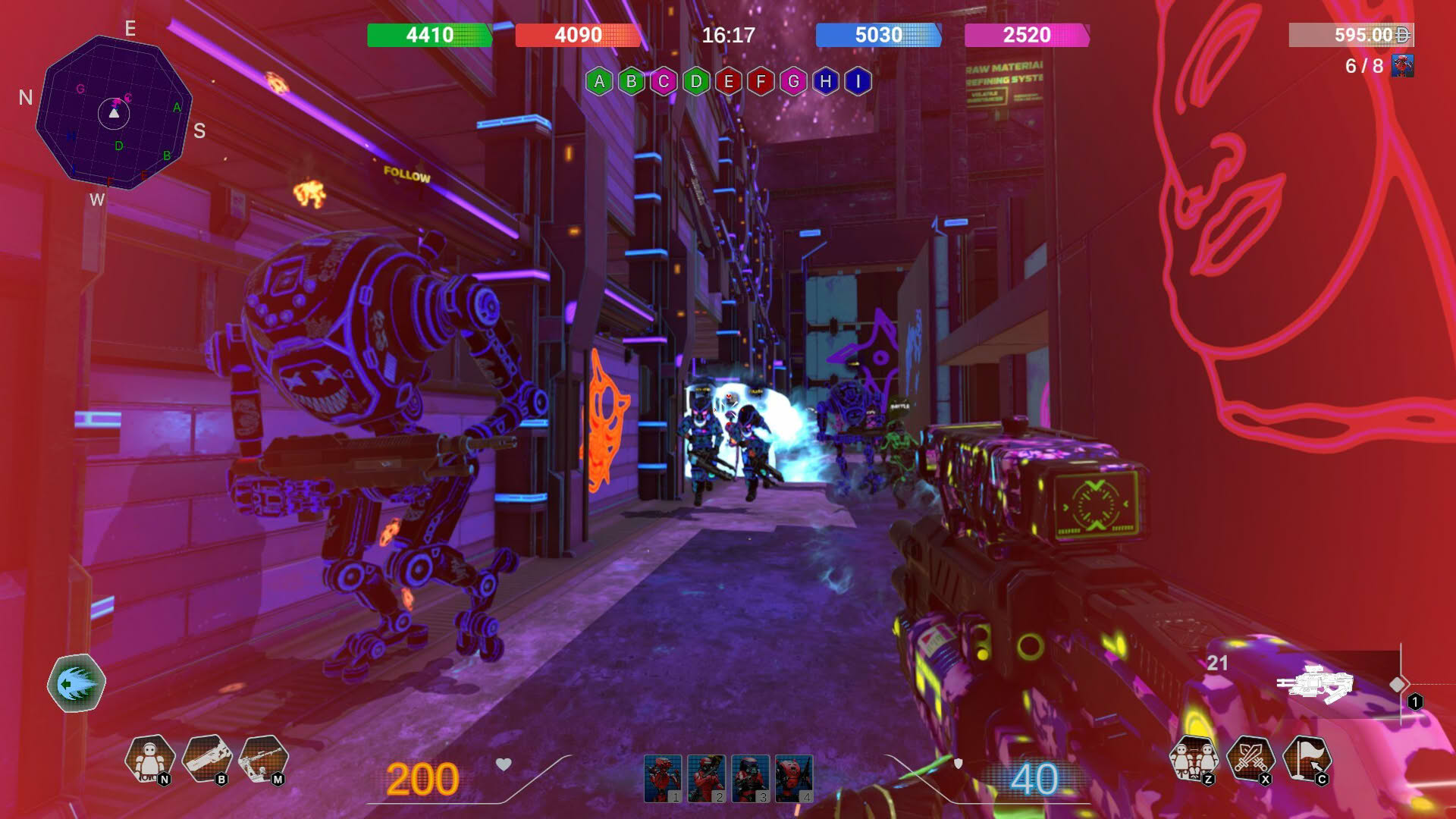 Screenshot for Neon Phonk Robots