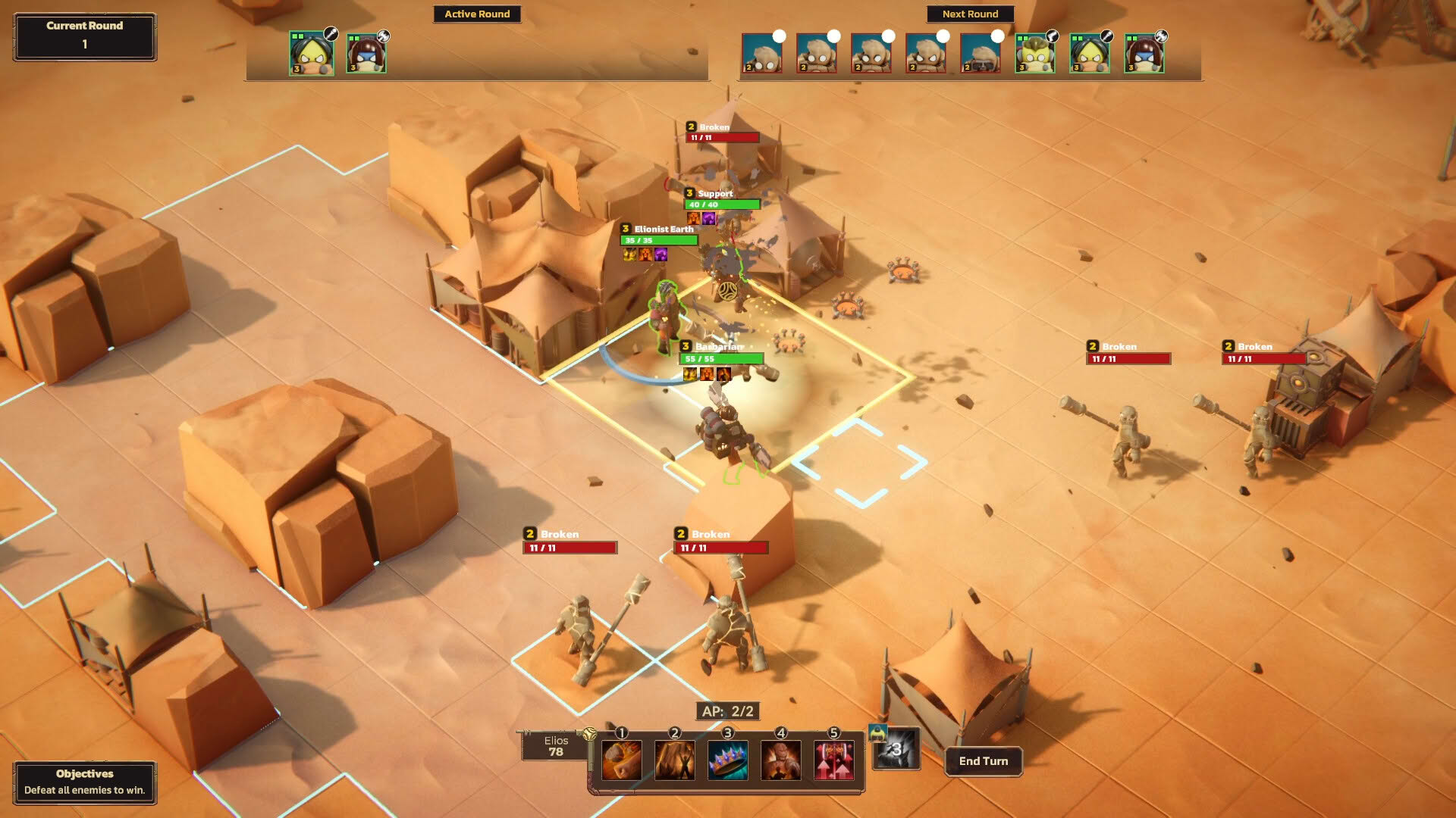 Screenshot for Dunebound Tactics