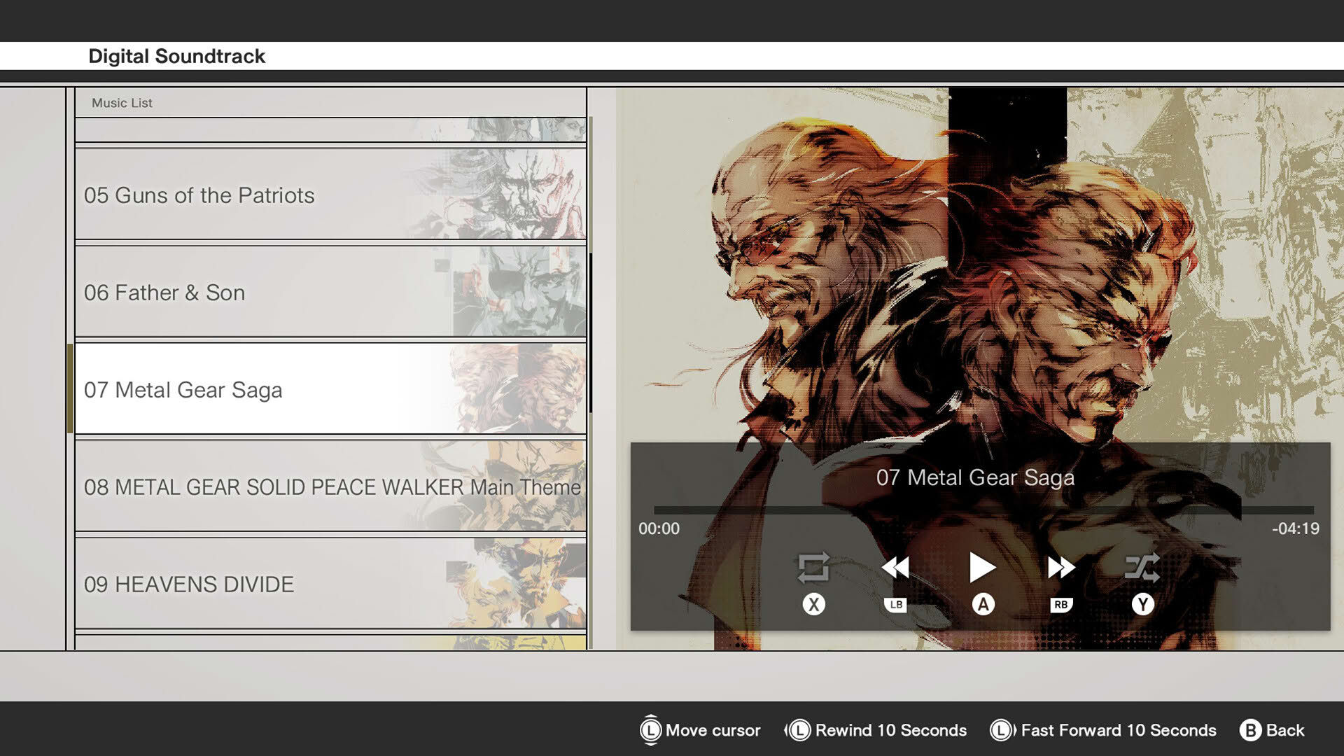 Screenshot for Metal Gear Solid: Master Collection Vol. 2 Bonus Content