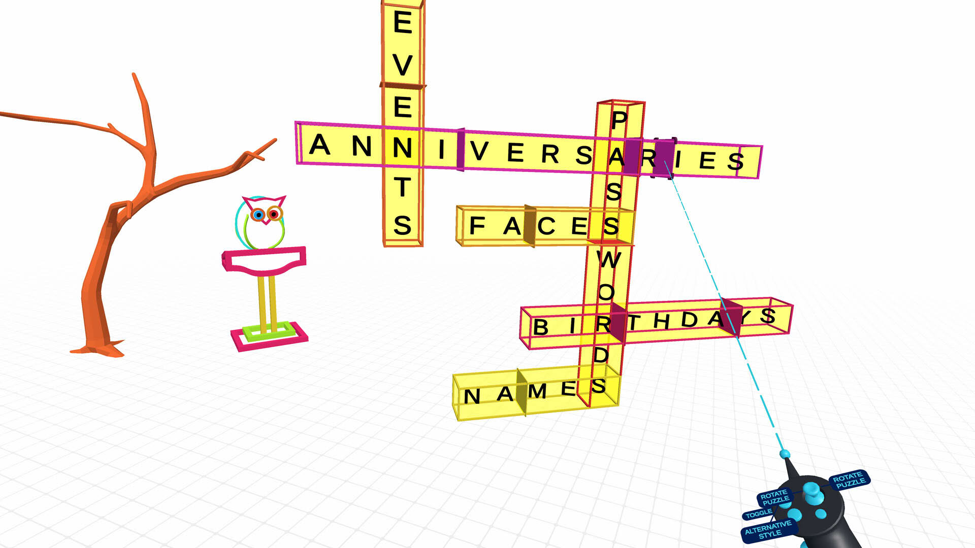 Screenshot for Arthur Owl's Word Block