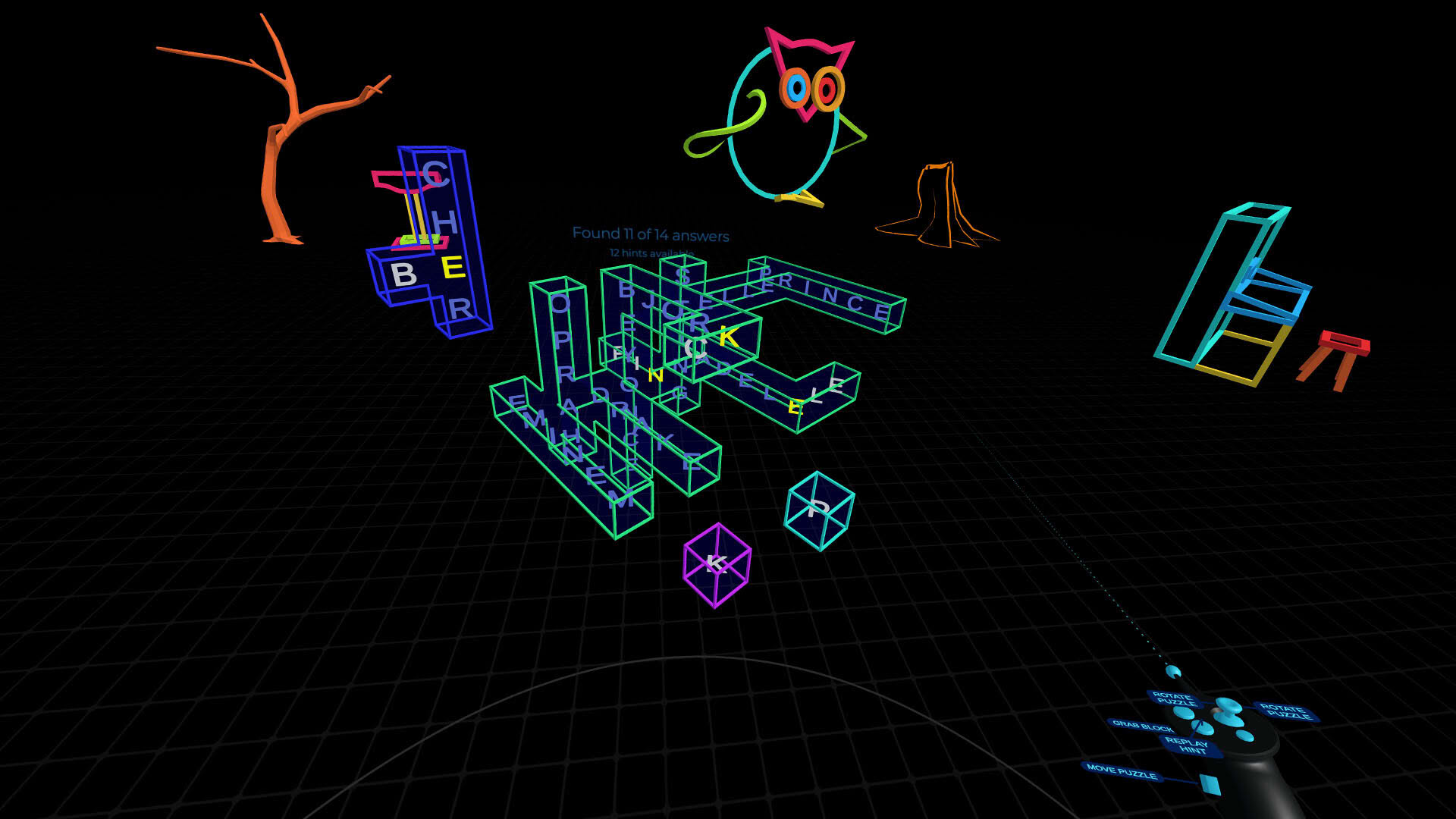 Screenshot for Arthur Owl's Word Block