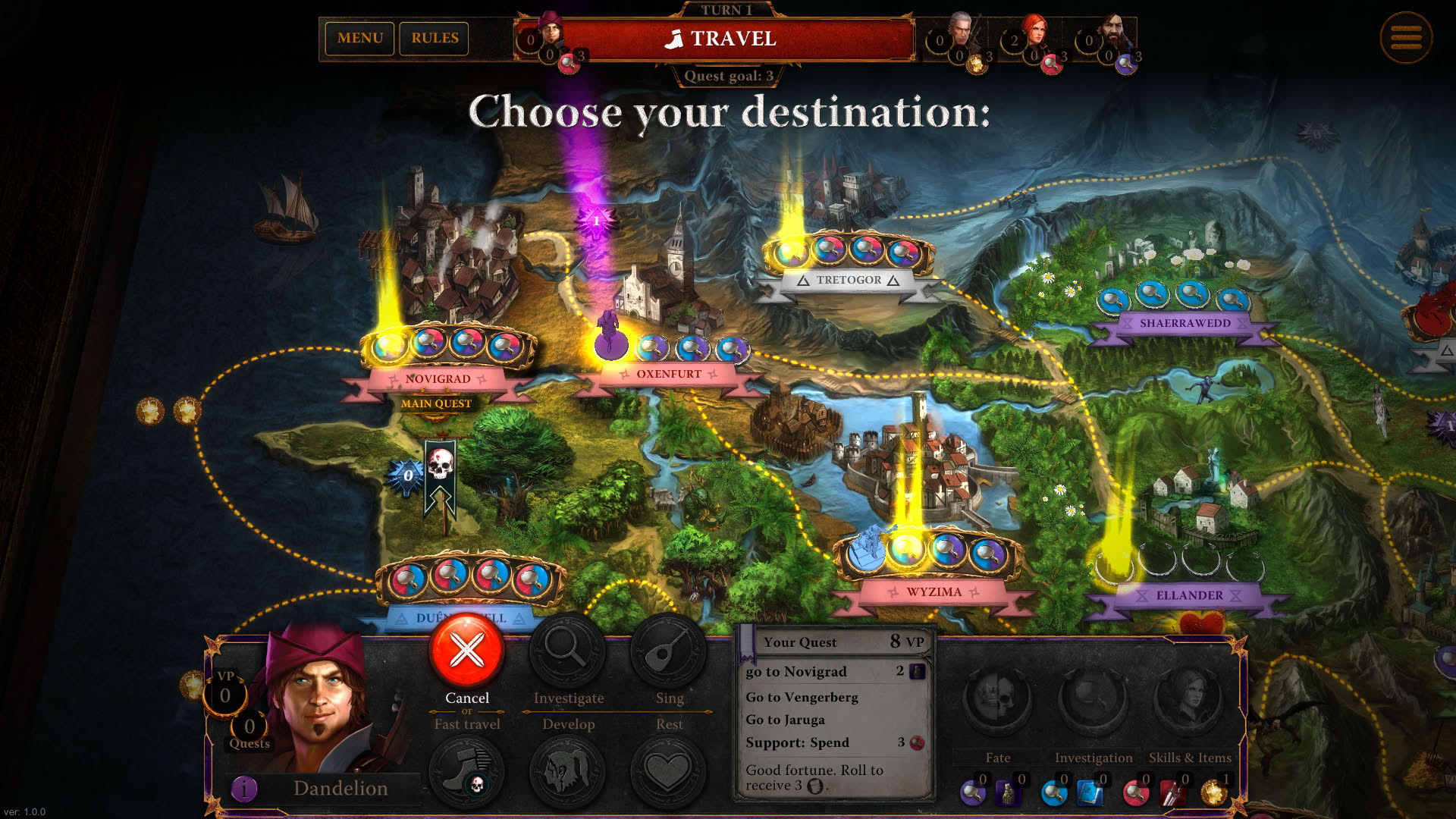 Screenshot for The Witcher: Adventure Game