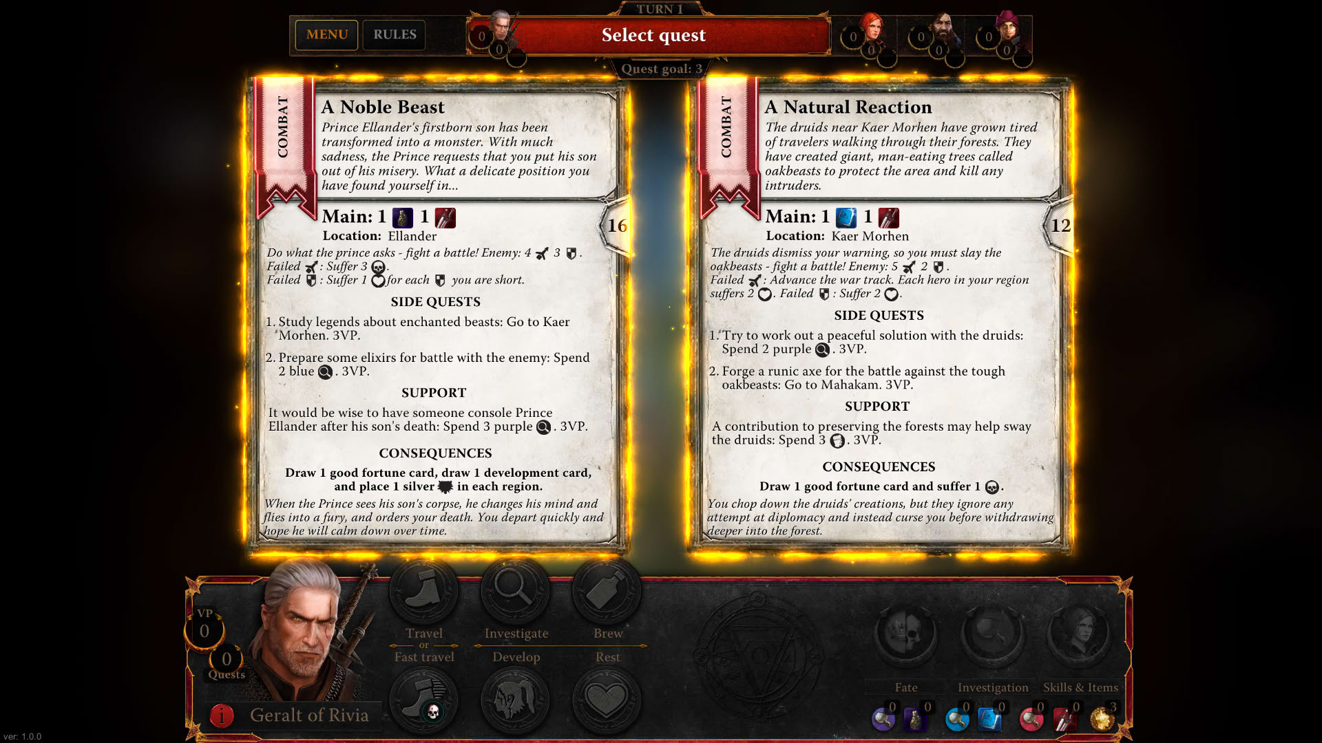 Screenshot for The Witcher: Adventure Game