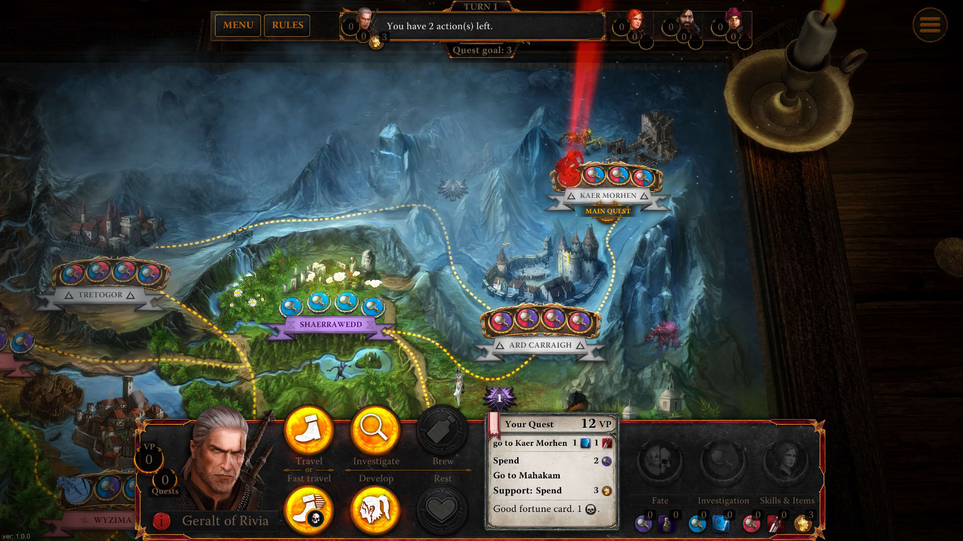 Screenshot for The Witcher: Adventure Game