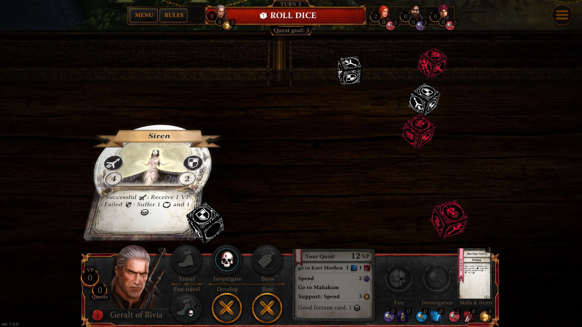 Screenshot for The Witcher: Adventure Game