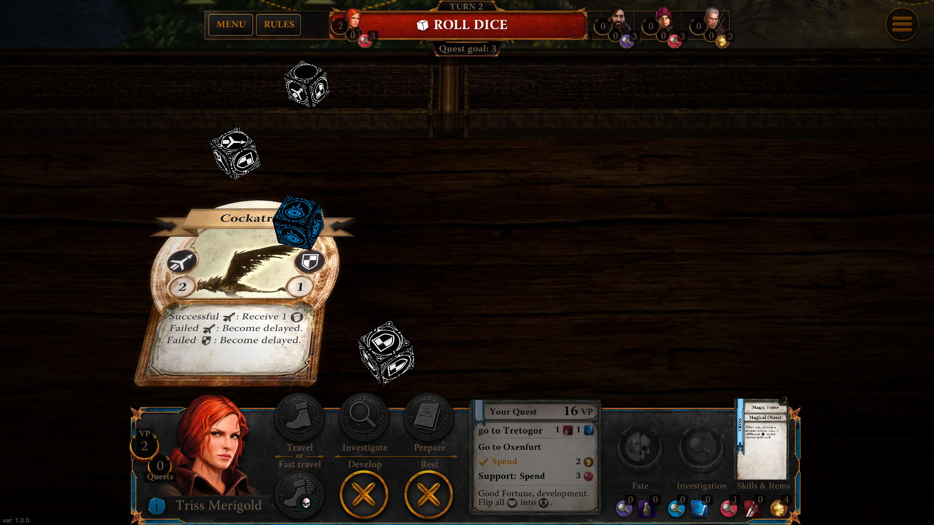 Screenshot for The Witcher: Adventure Game