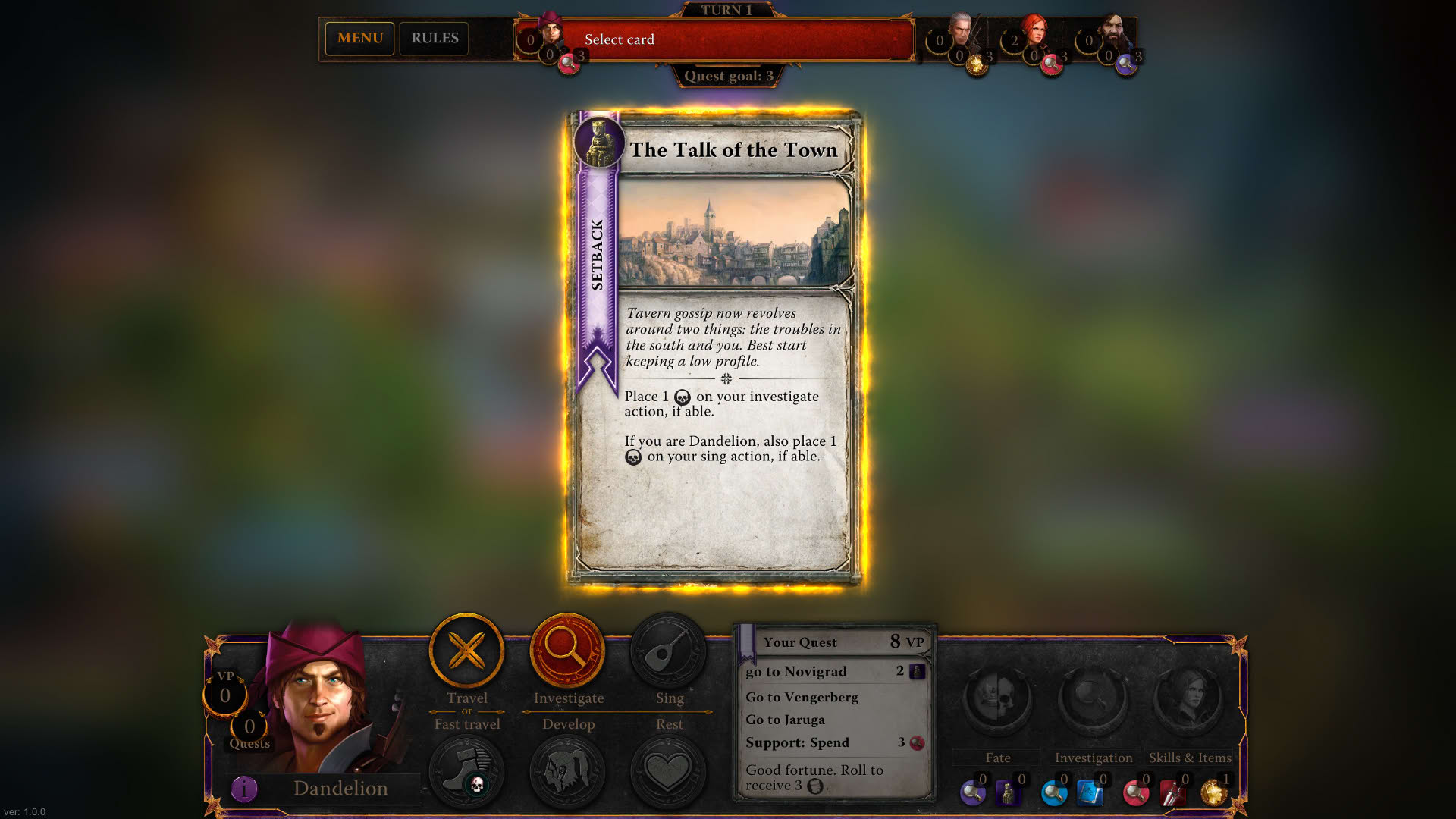 Screenshot for The Witcher: Adventure Game