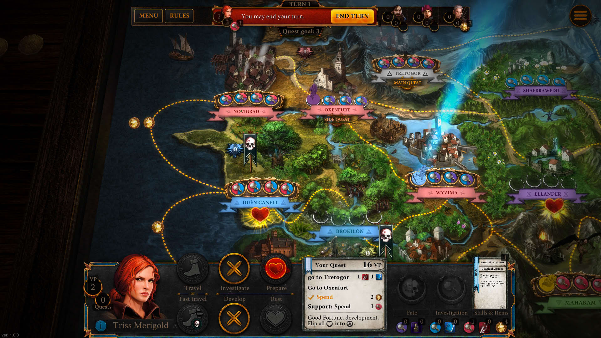 Screenshot for The Witcher: Adventure Game