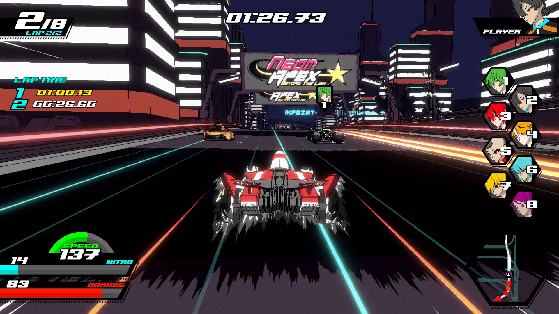 Screenshot for Neon Apex: Beyond the Limit