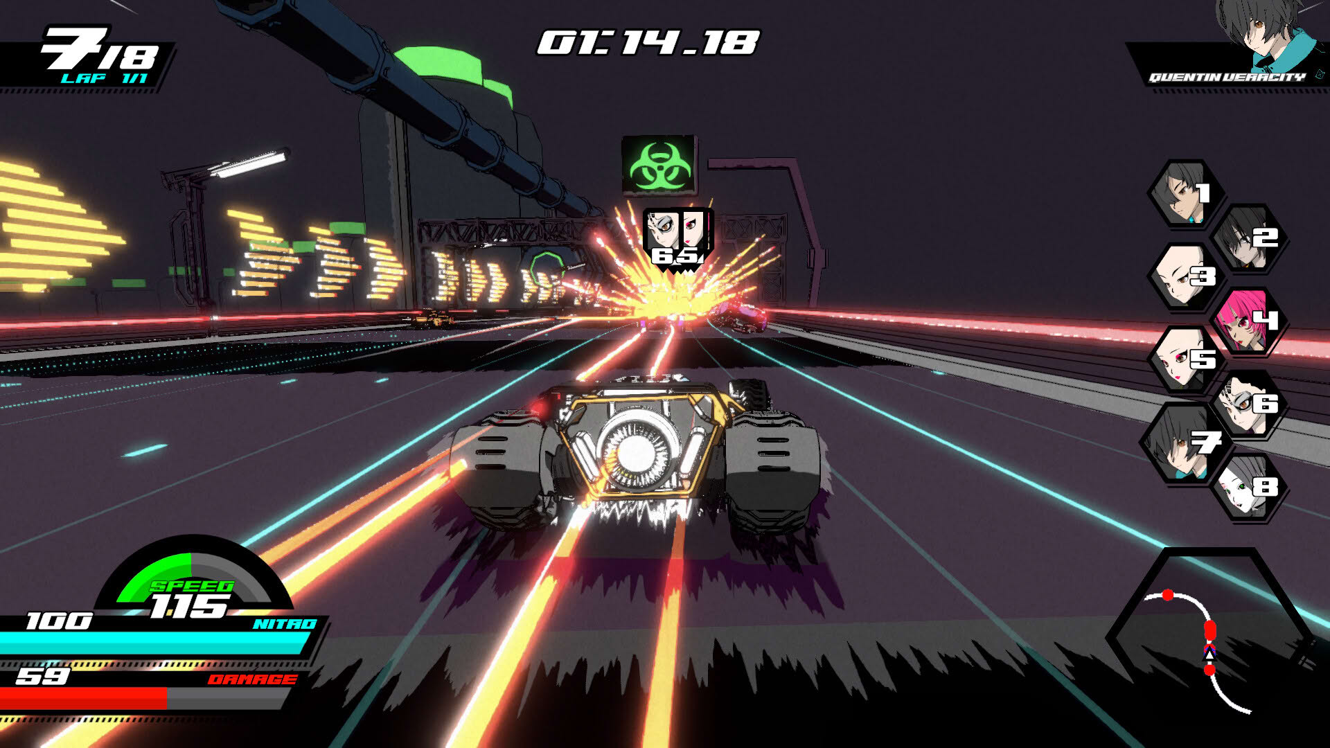 Screenshot for Neon Apex: Beyond the Limit