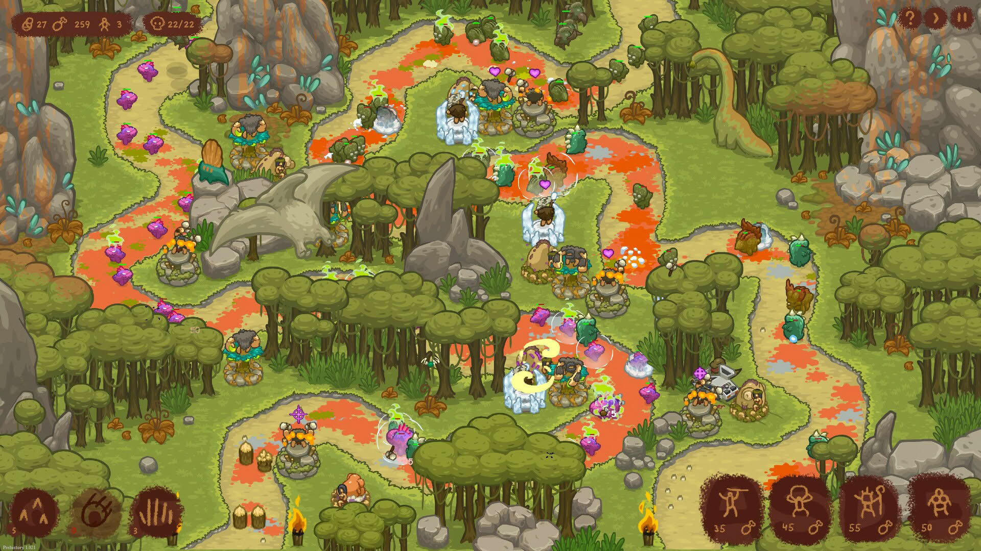 Screenshot for Age of Defense: Prehistory