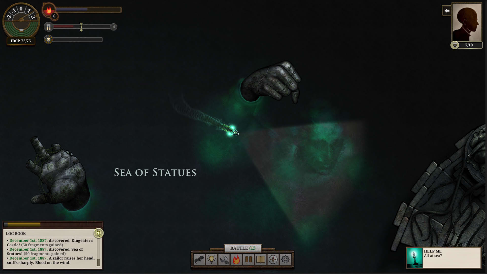 Screenshot for Sunless Sea