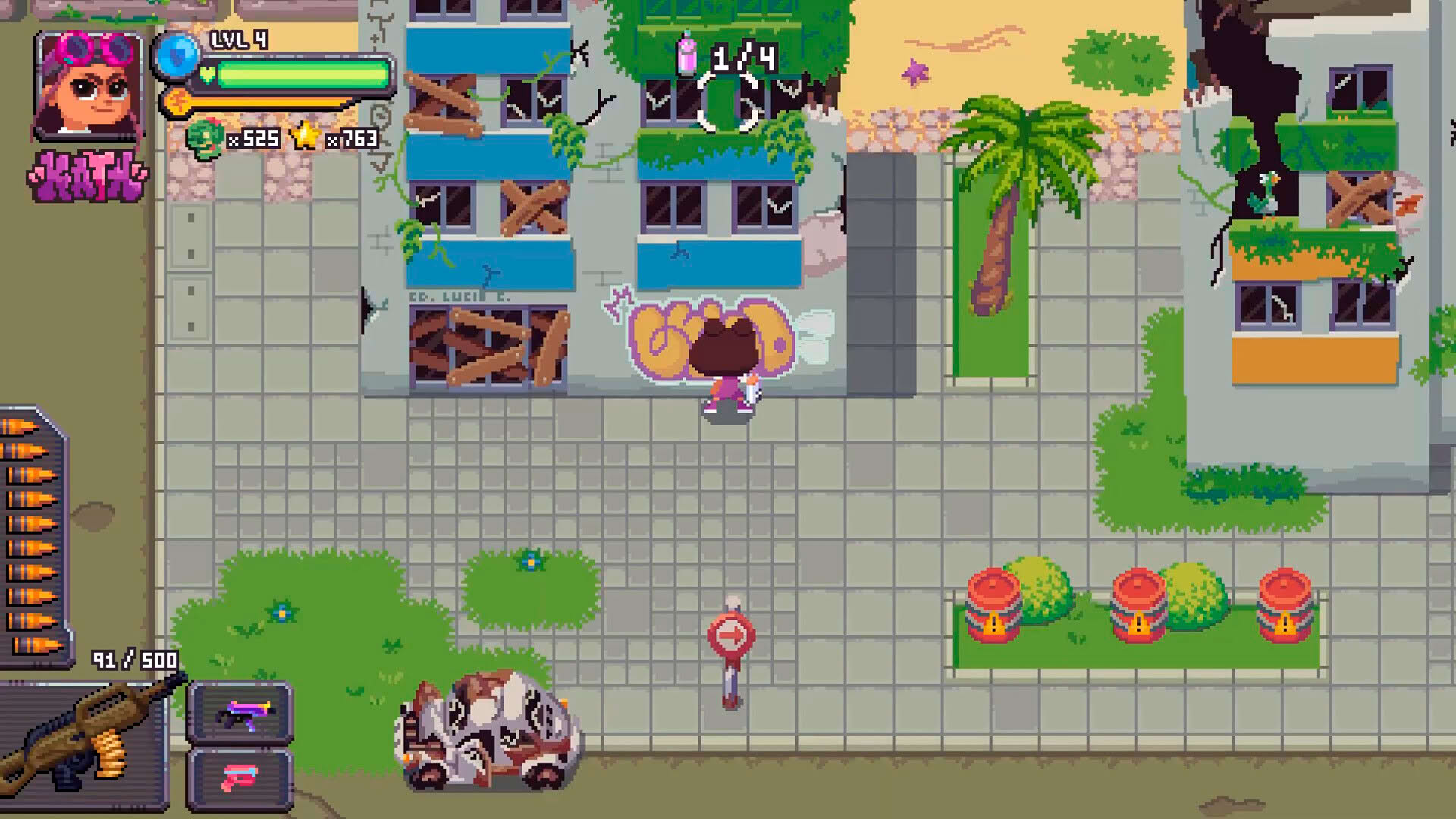Screenshot for Ghetto Zombies: Graffiti Squad