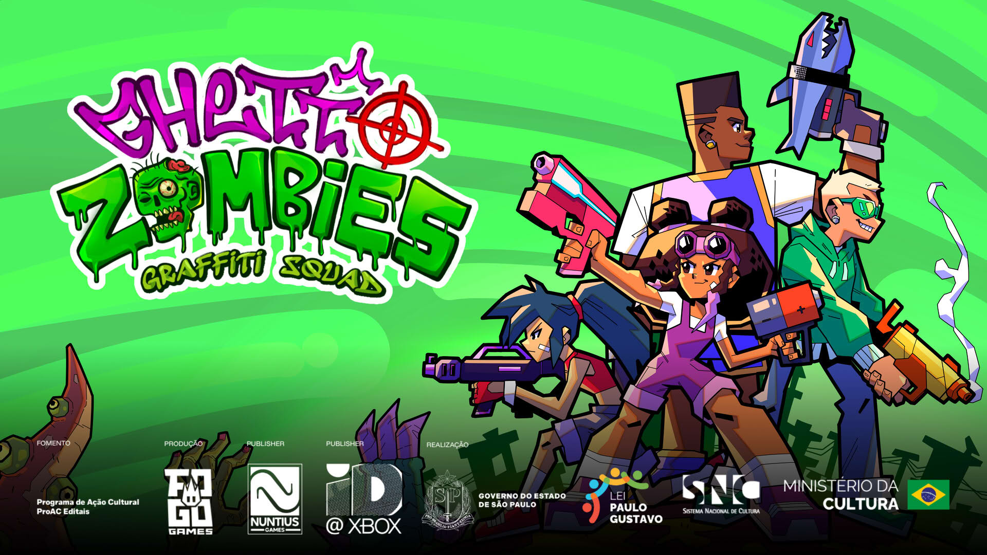 Screenshot for Ghetto Zombies: Graffiti Squad