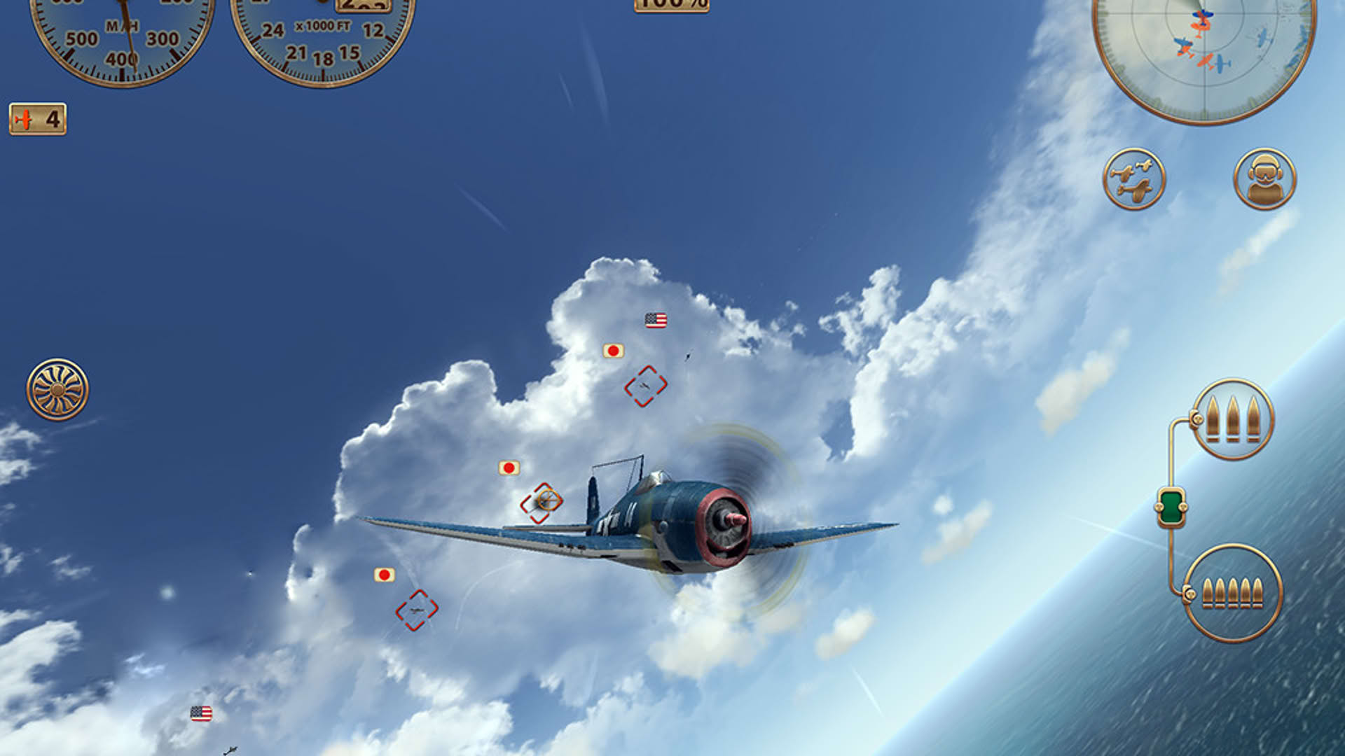 Screenshot for Sky Gamblers: Storm Raiders