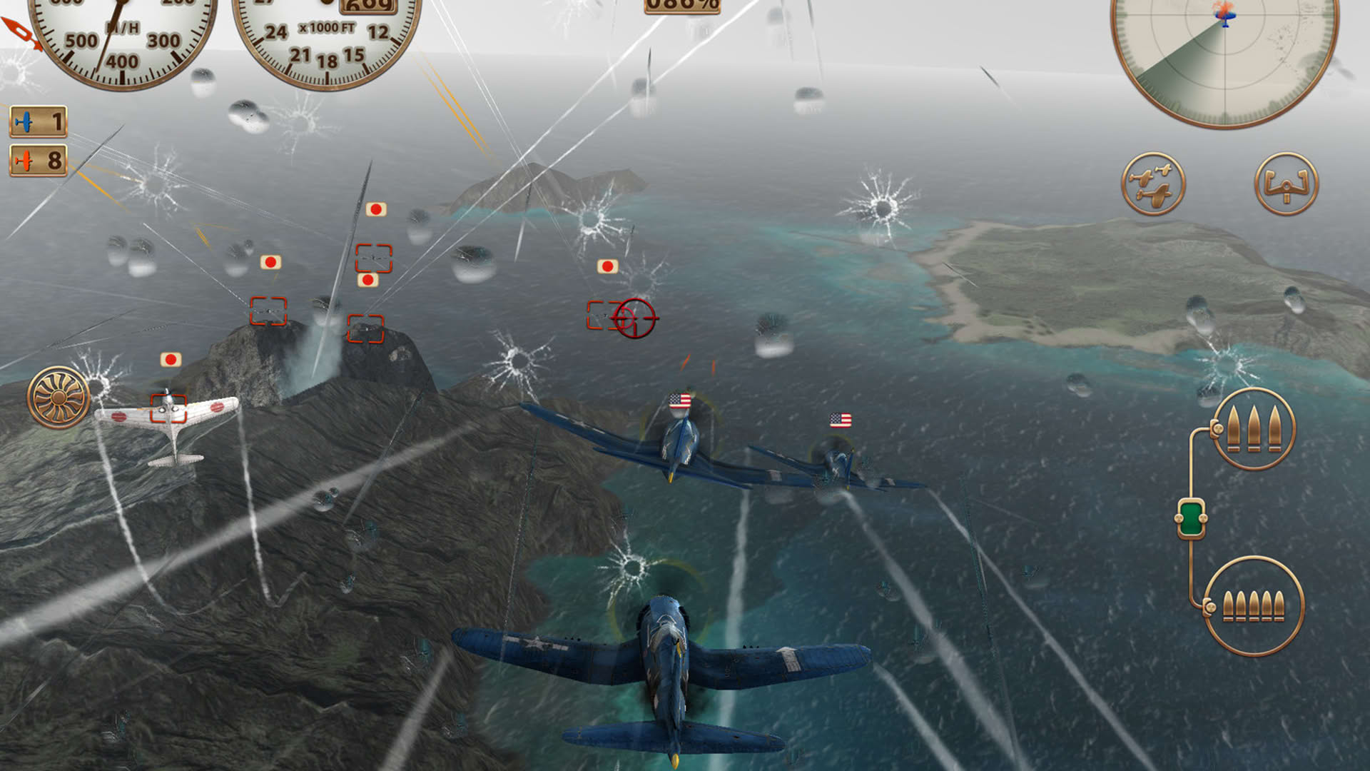 Screenshot for Sky Gamblers: Storm Raiders