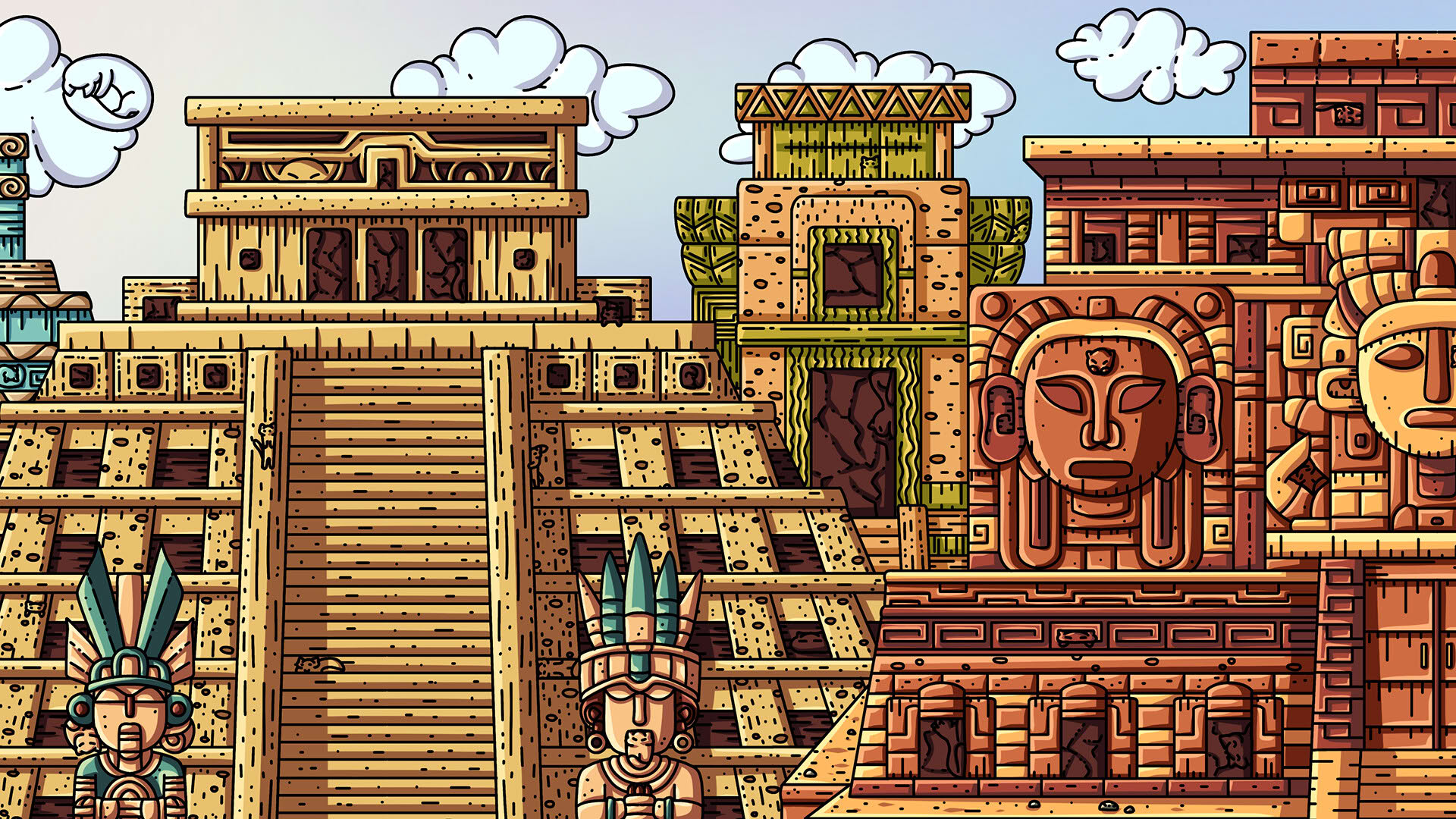 Screenshot for 100 Aztec Cats