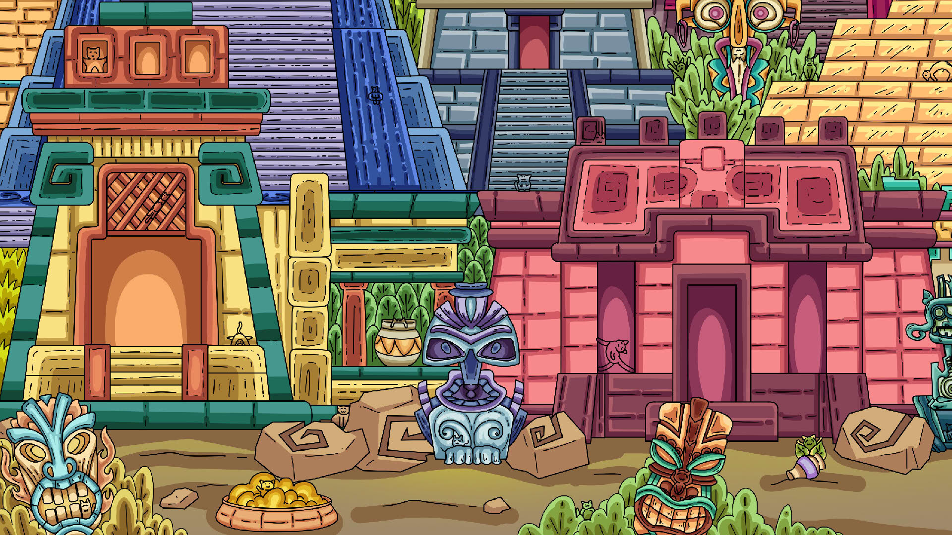 Screenshot for 100 Aztec Cats