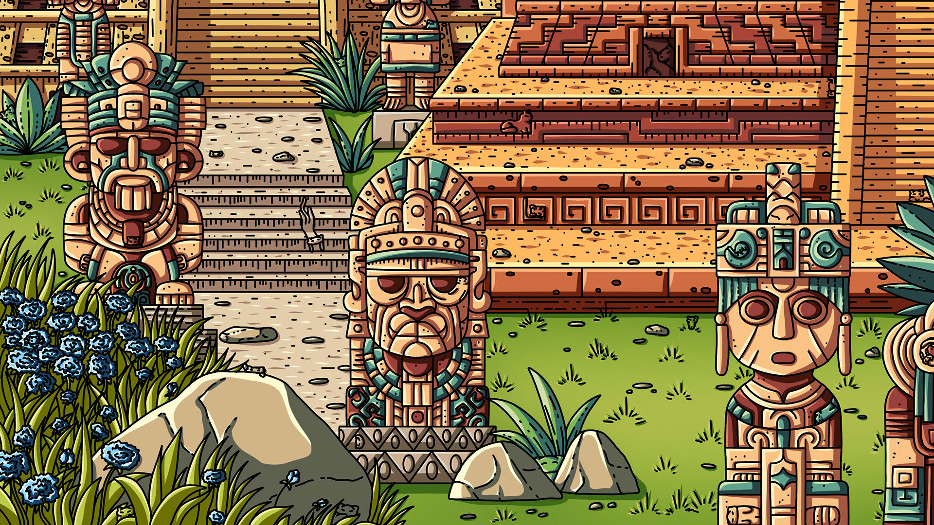Screenshot for 100 Aztec Cats