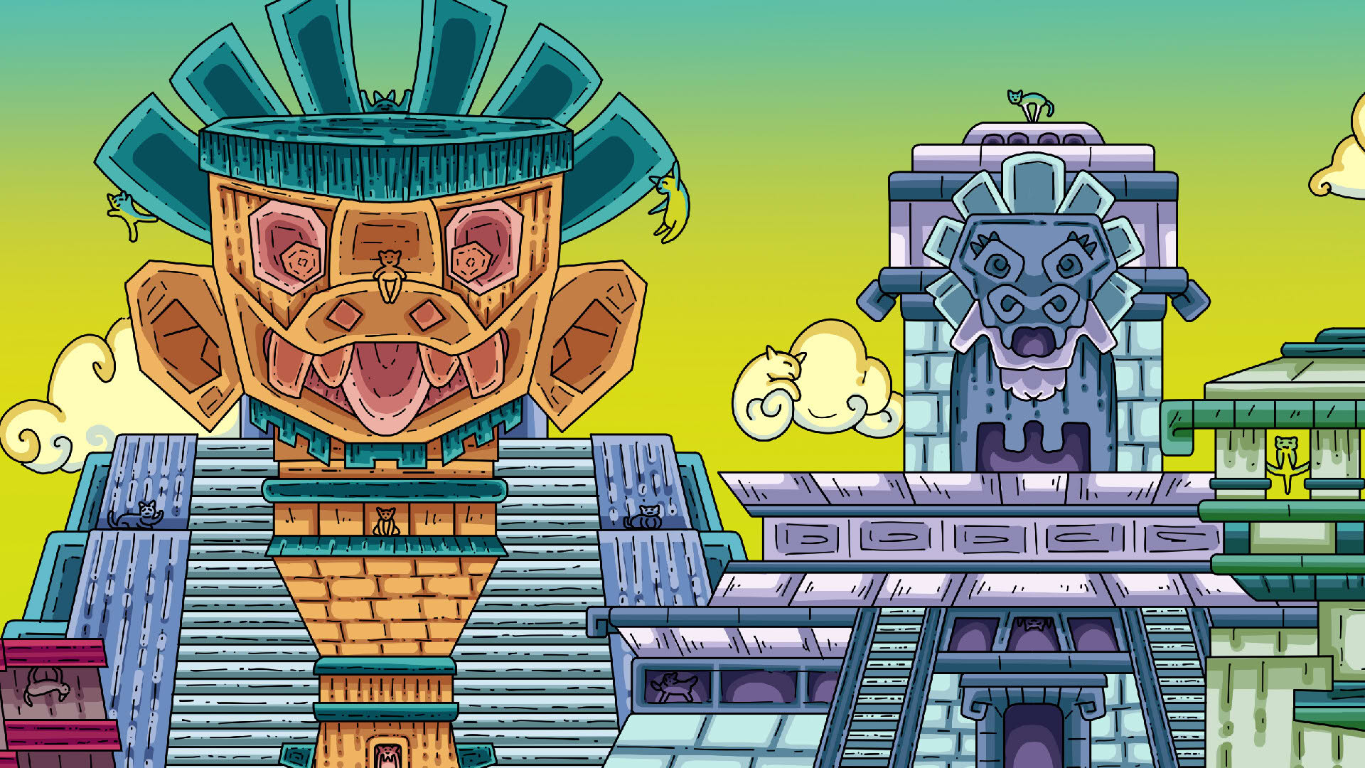 Screenshot for 100 Aztec Cats