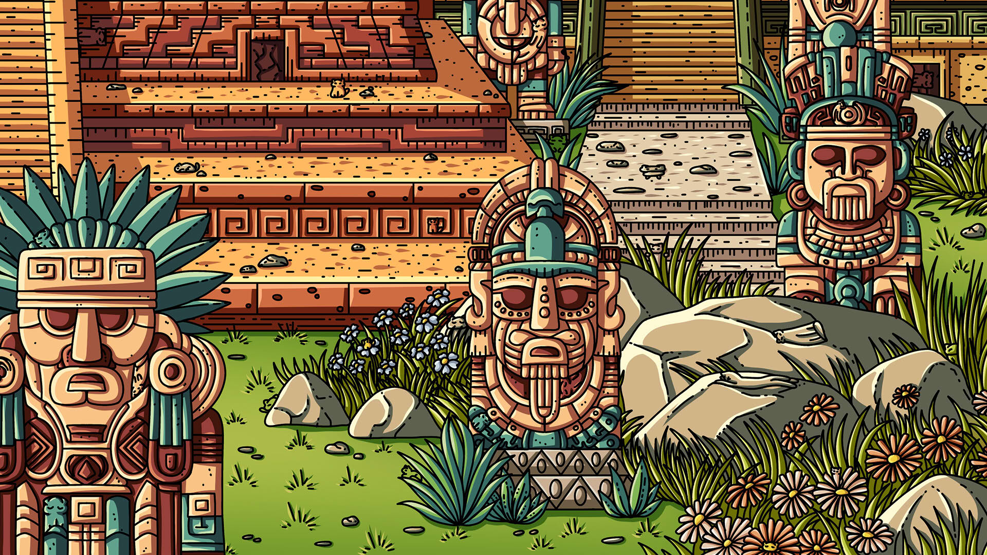 Screenshot for 100 Aztec Cats