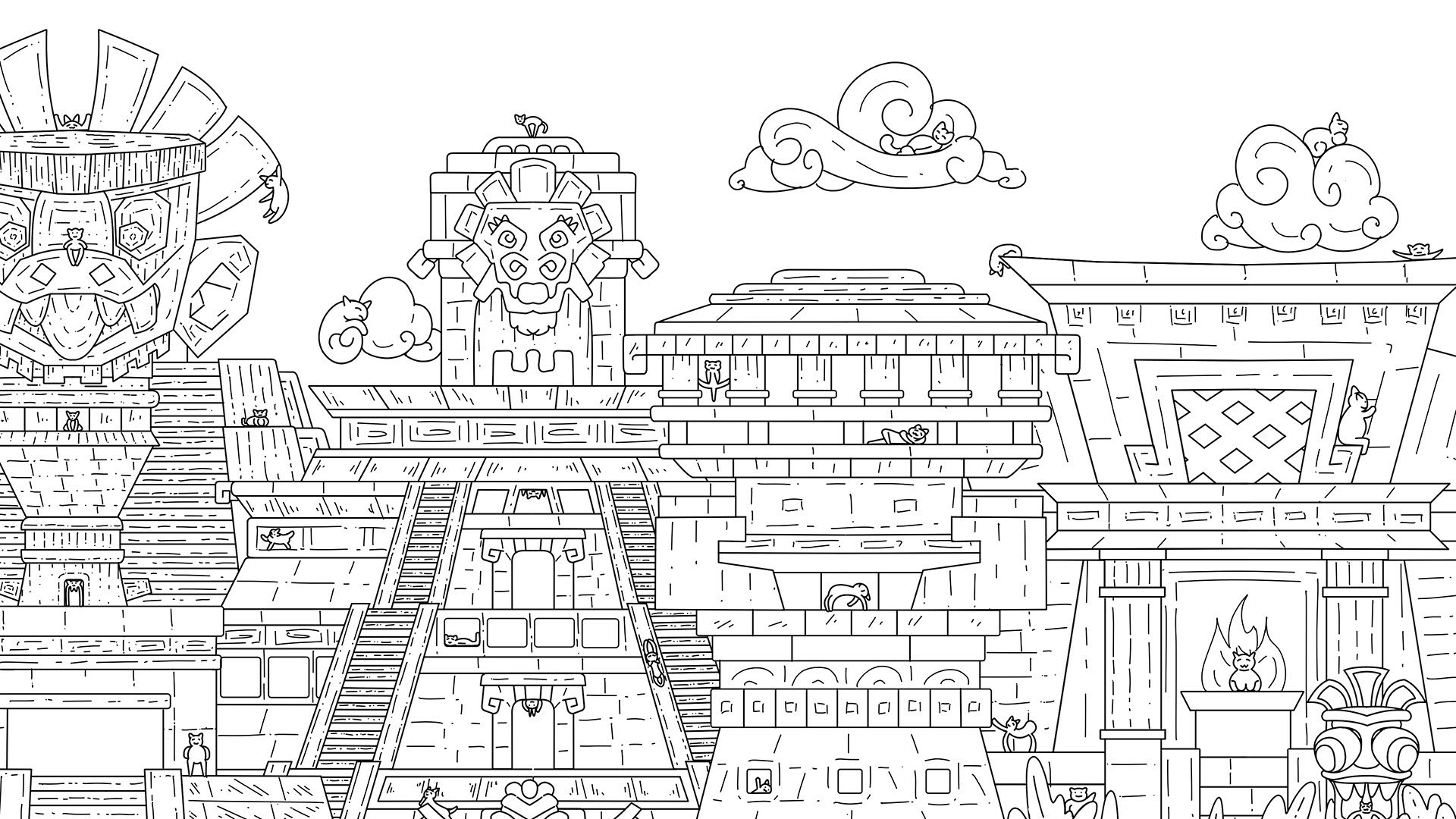 Screenshot for 100 Aztec Cats