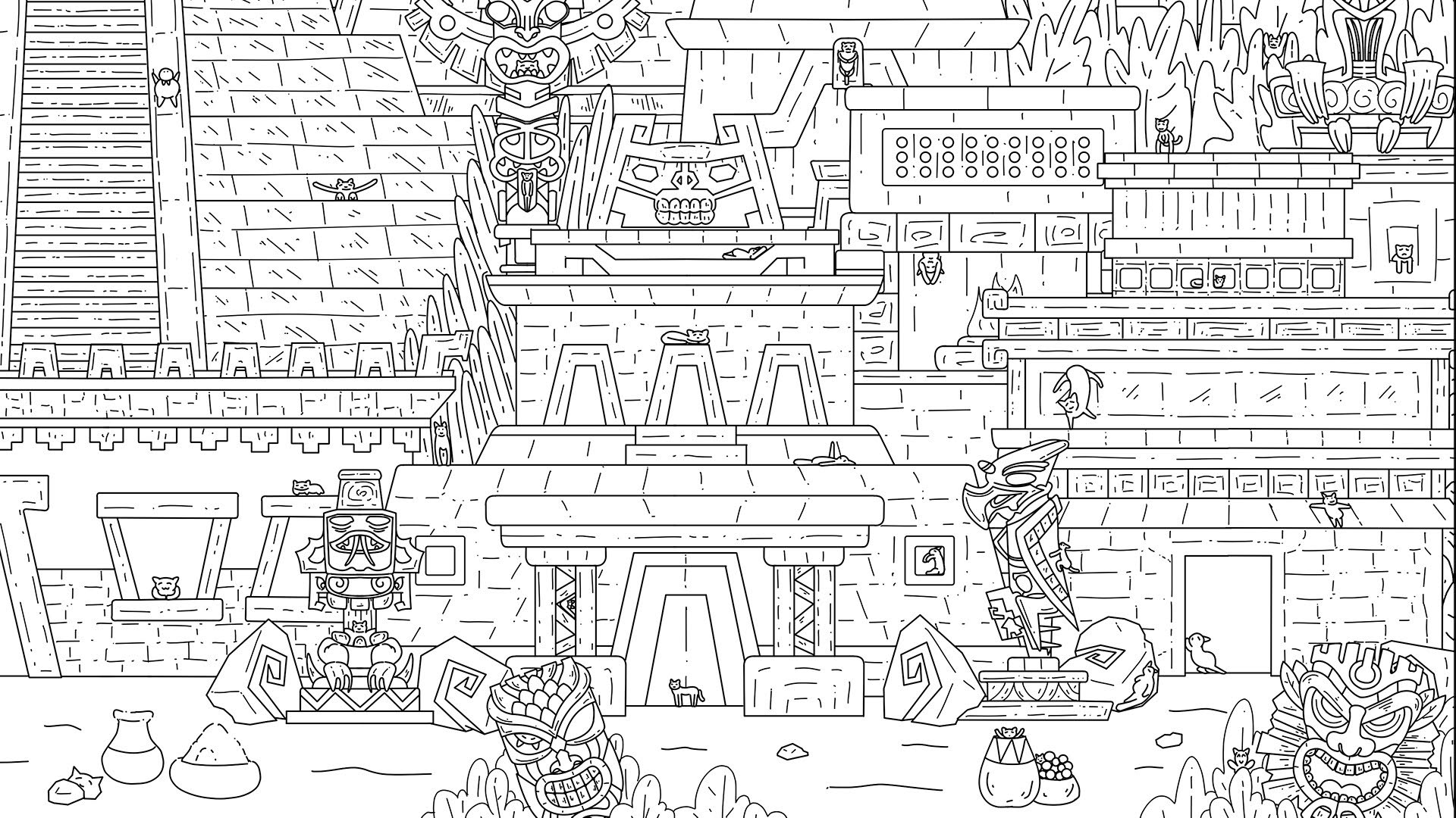 Screenshot for 100 Aztec Cats