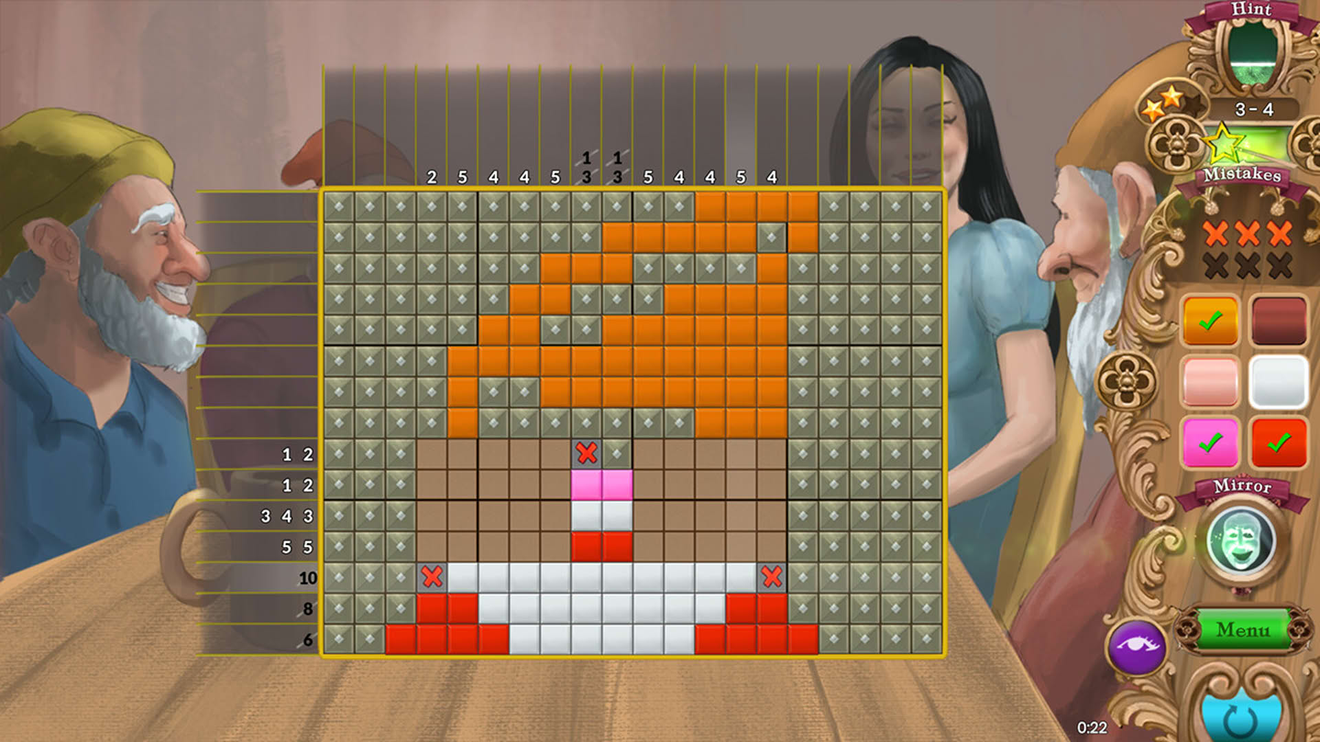 Screenshot for Fables Mosaic: Snow White and the Seven Dwarfs