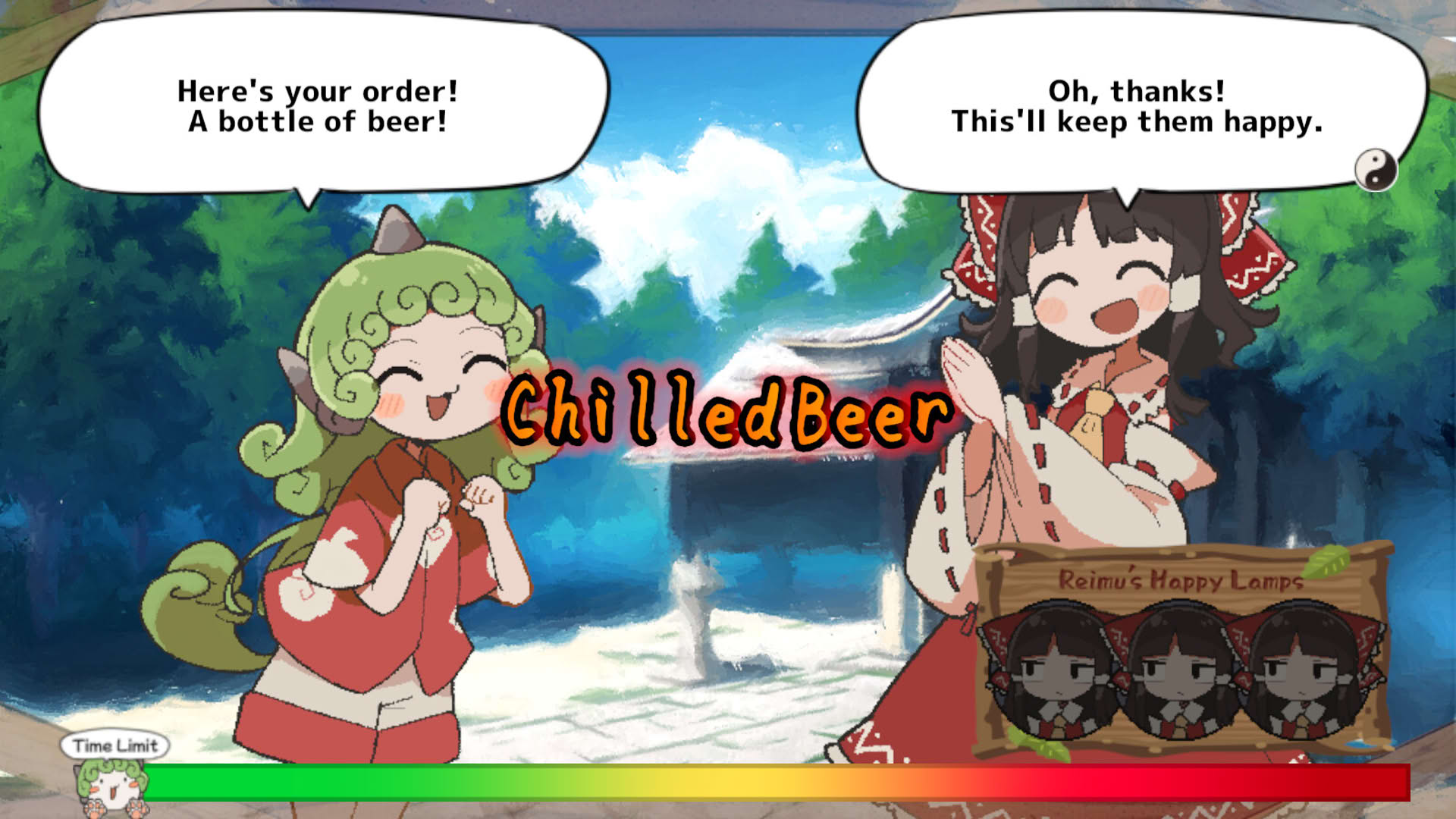 Screenshot for Reimu Needs Help!? Aunn-chan to the Rescue!