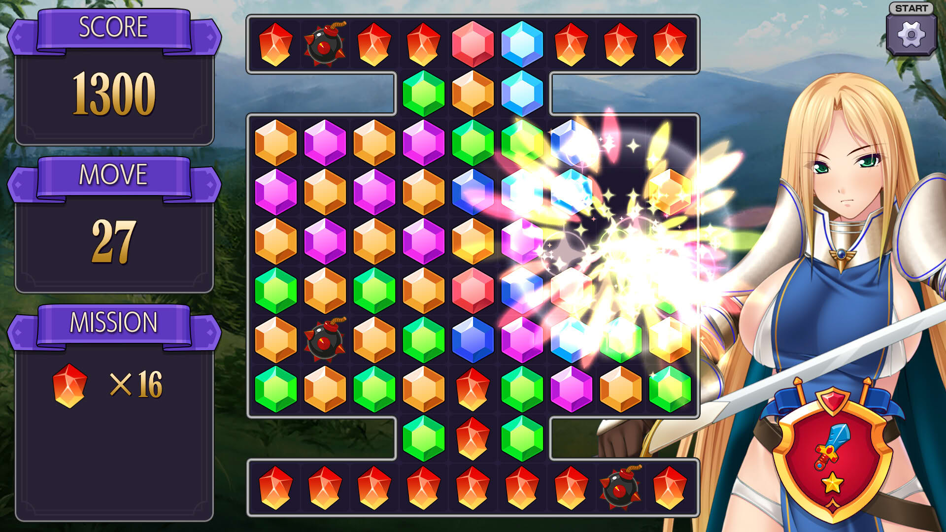 Screenshot for Pretty Girls Pop Match